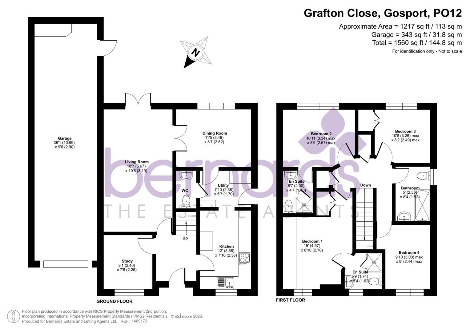 4, Grafton Close, Gosport floorplan