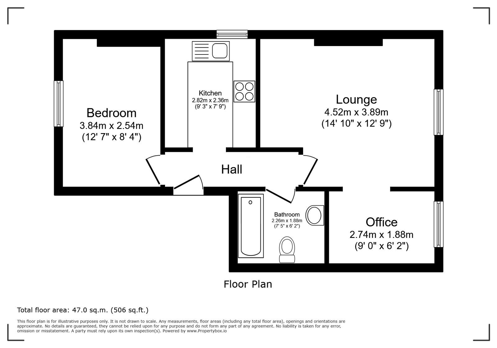 Flat 4, Kingseat,, St. Boniface Road, Isle of Wight floorplan
