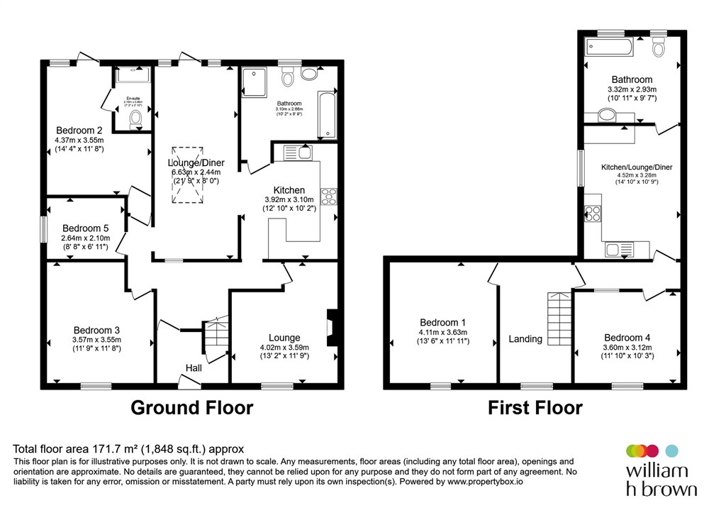 1 Donegal, High Street, SKEGNESS floorplan