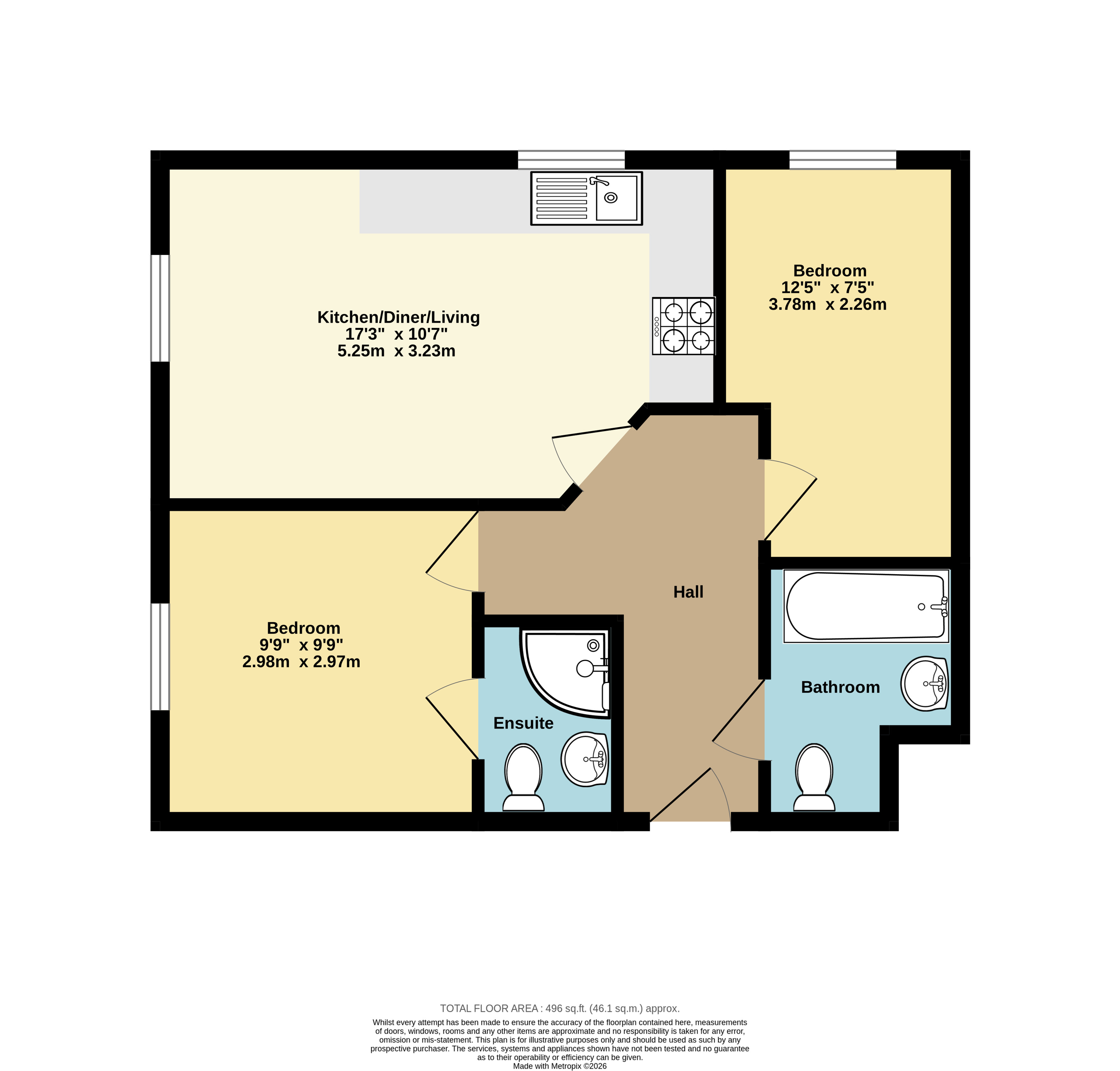17, Colette House, Ramsgate floorplan