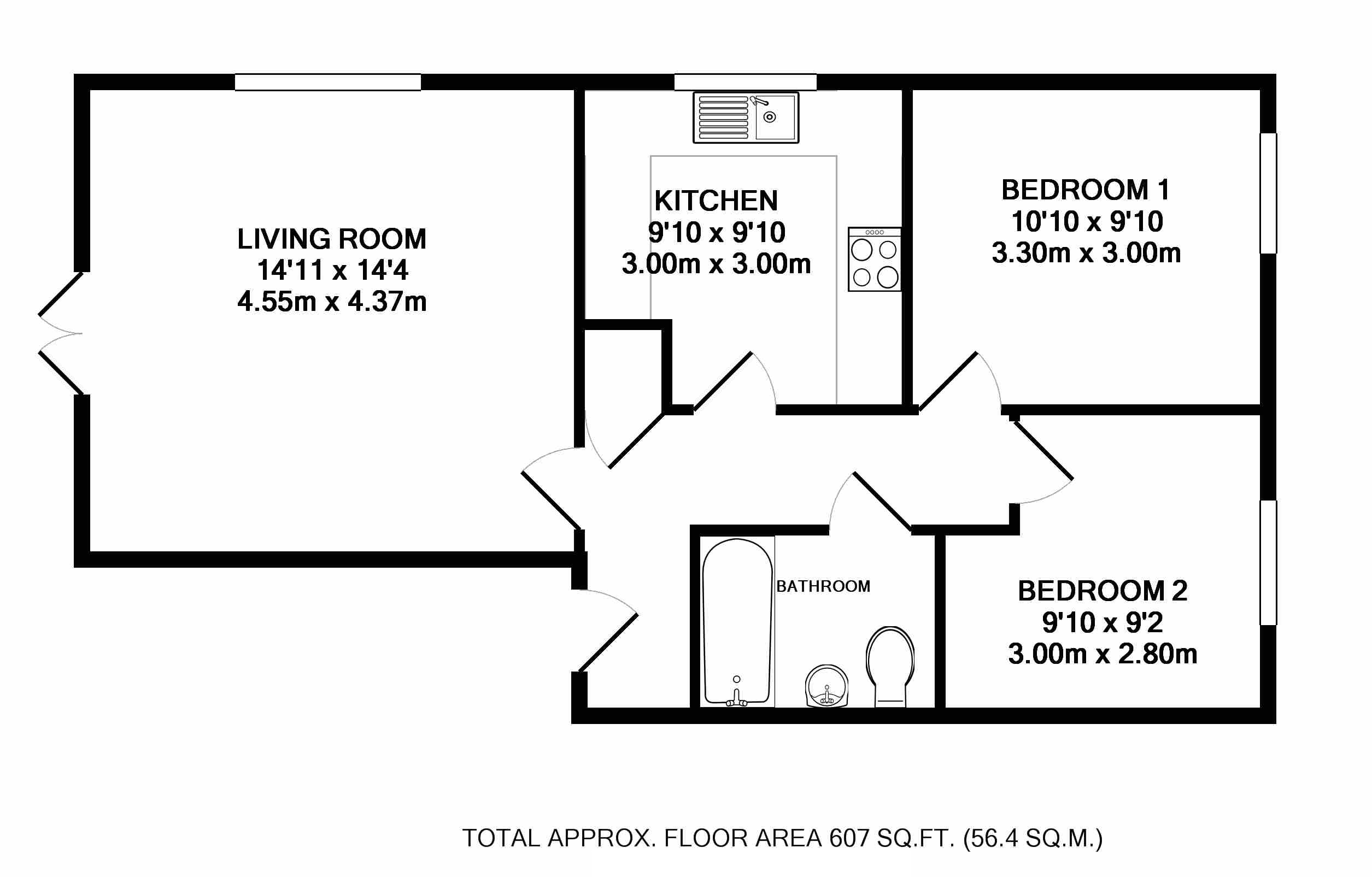 2 Bedrooms Flat for sale in Potternewton Mount, Leeds LS7