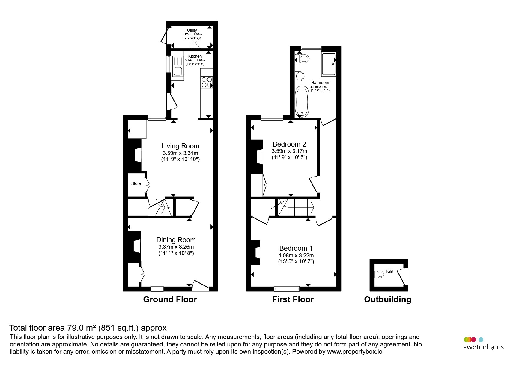 52, Moreton Street, Northwich floorplan