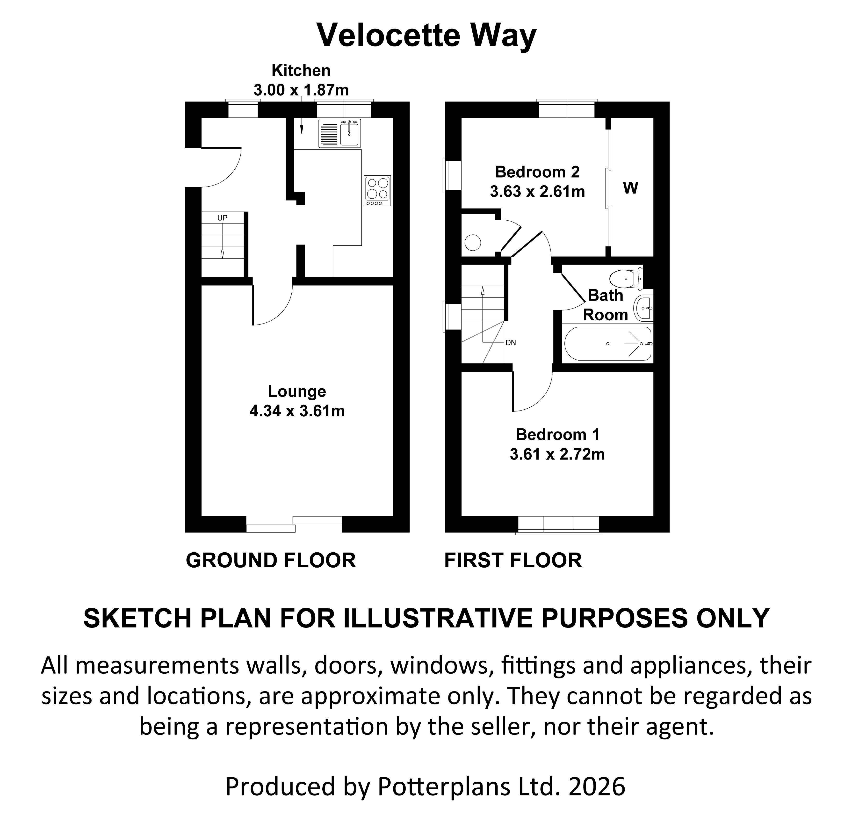 31, Velocette Way, Northampton floorplan