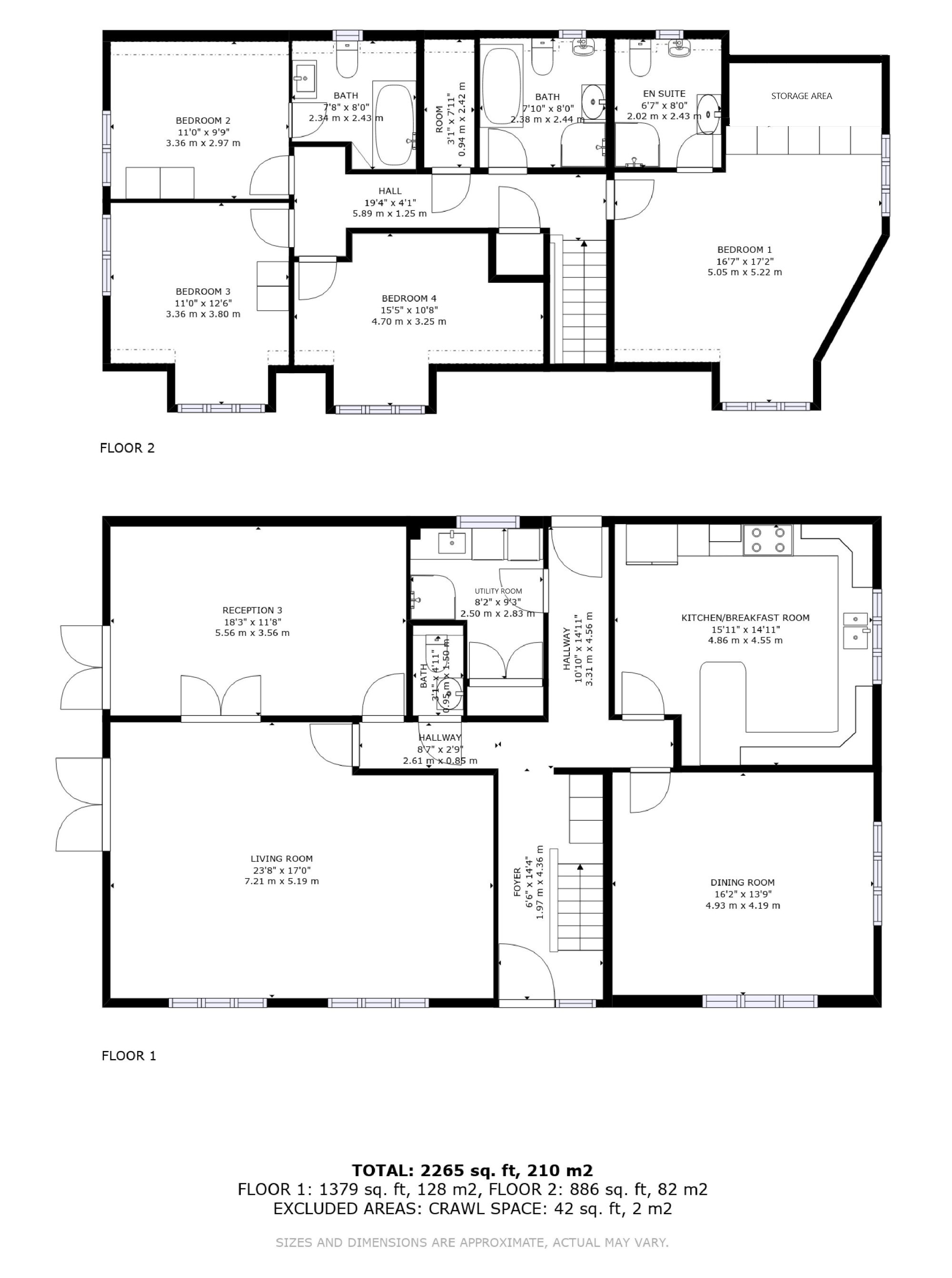 1a, Briars Road, New Romney floorplan