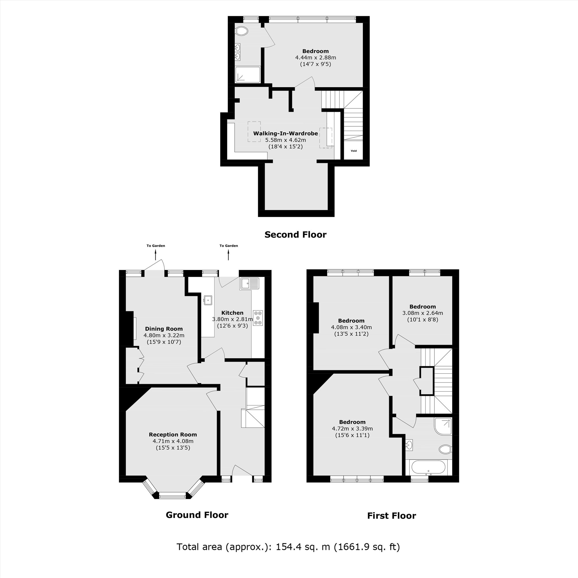 15, Temple Fortune Lane, London floorplan