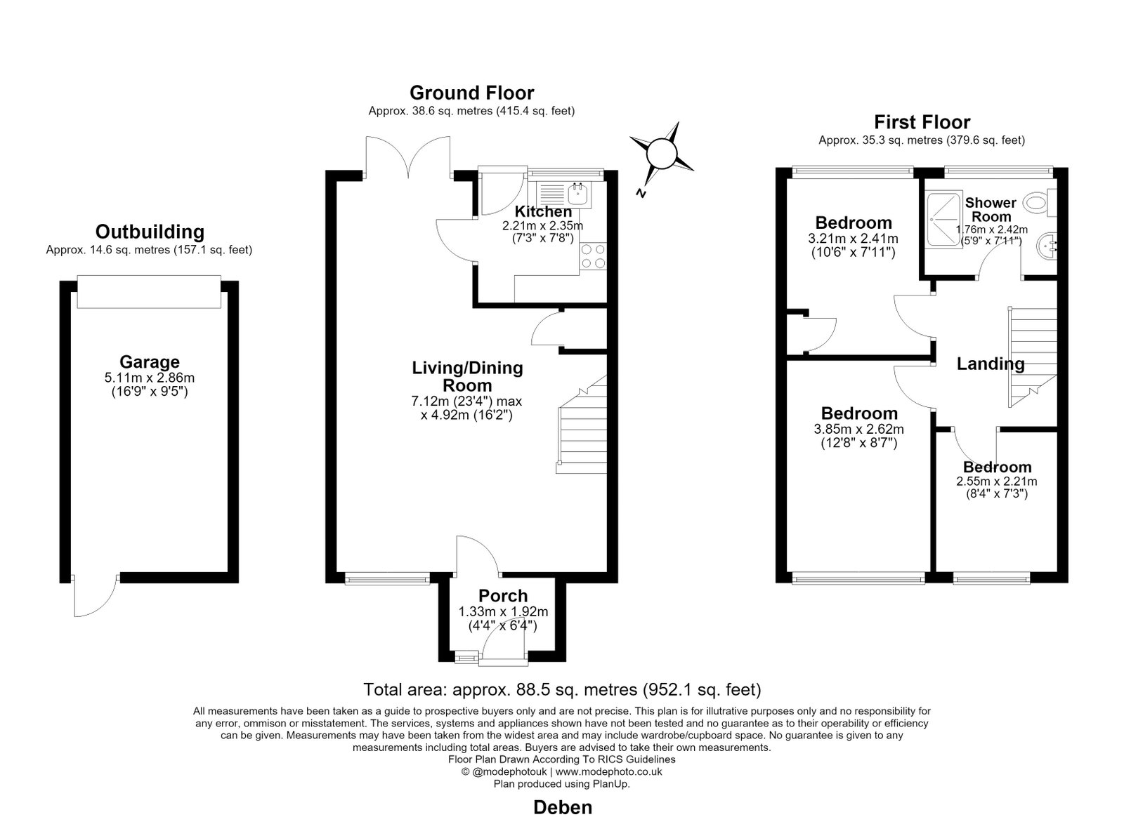 14, Deben, Tilbury floorplan