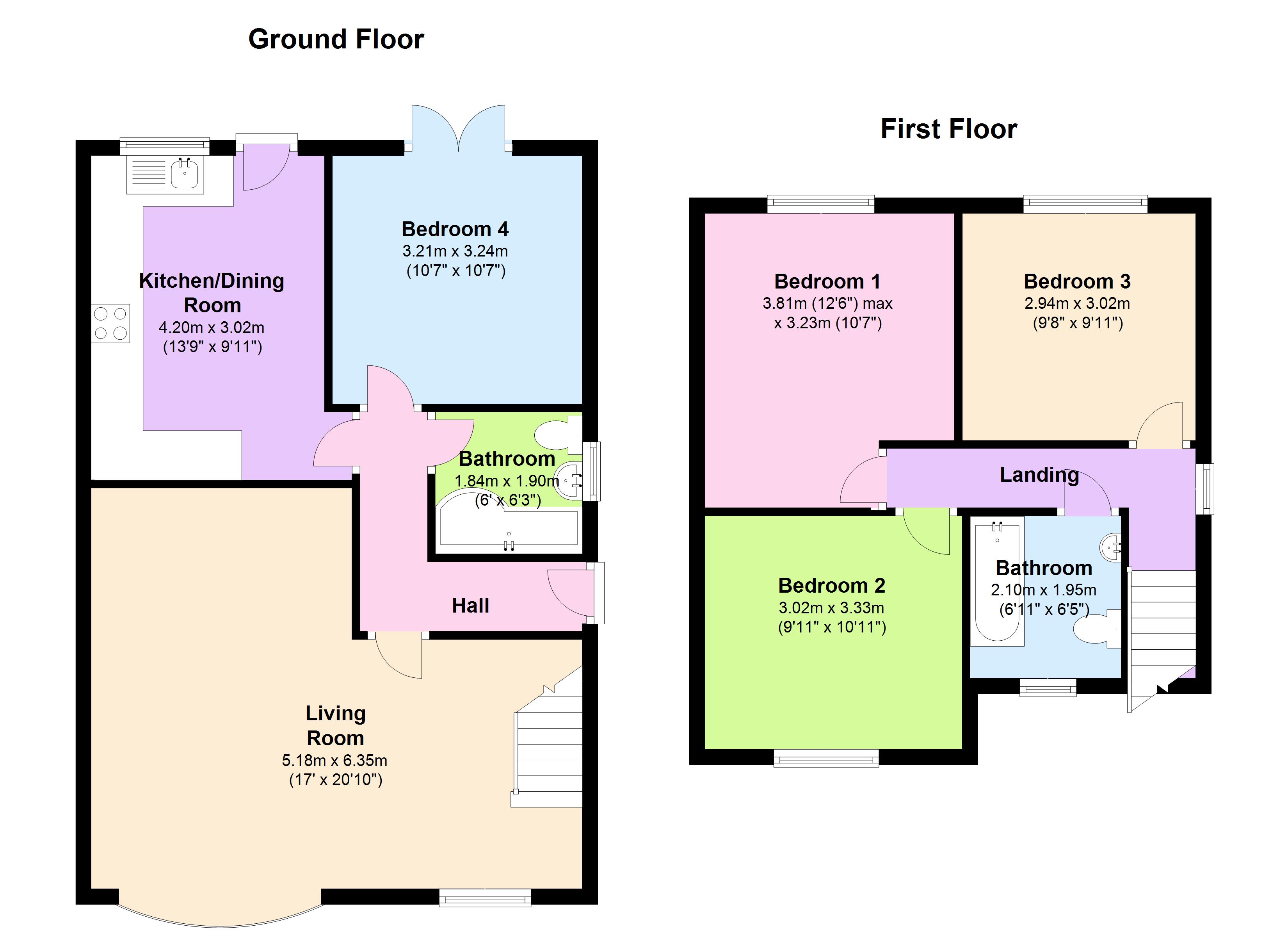 York Avenue, Little Lever, Bolton BL3, 4 bedroom semidetached bungalow