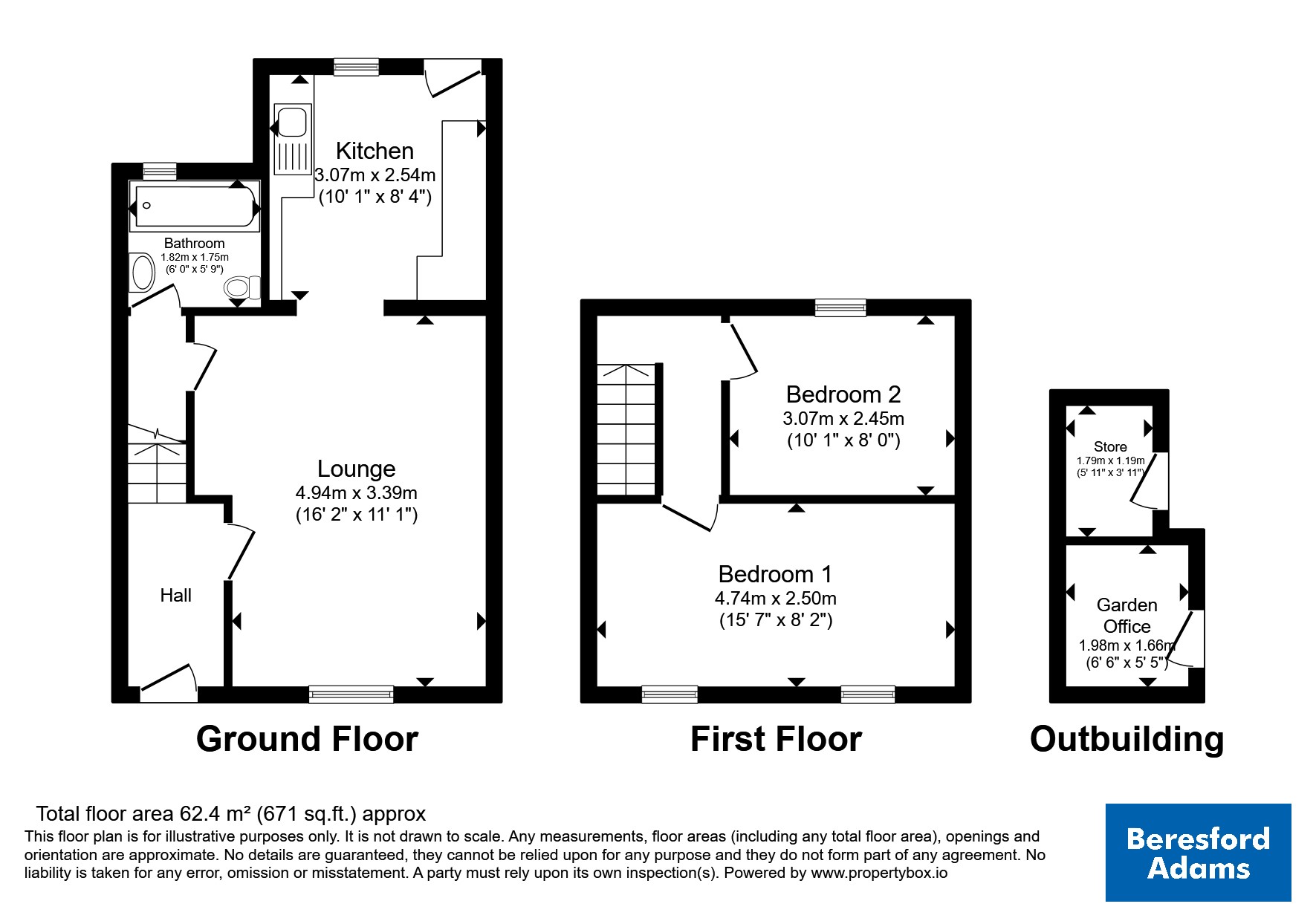 Bro Heli, 14, Madryn Terrace, Llanbedrog floorplan