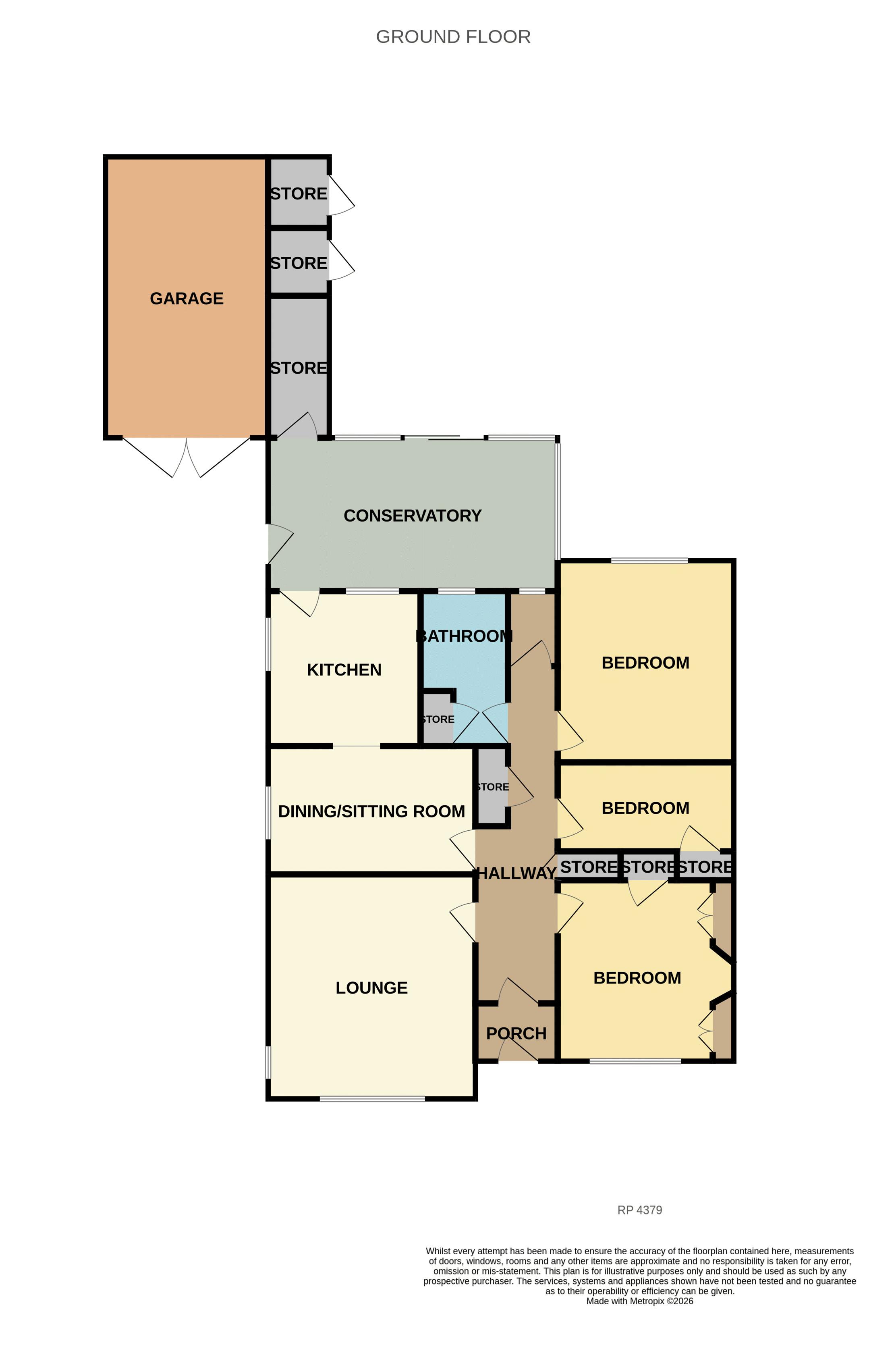 16, Mossley Mount, Llandudno floorplan