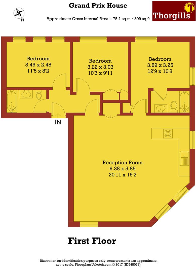 3 Bedrooms Flat to rent in Grand Prix House, Power Road, Chiswick W4