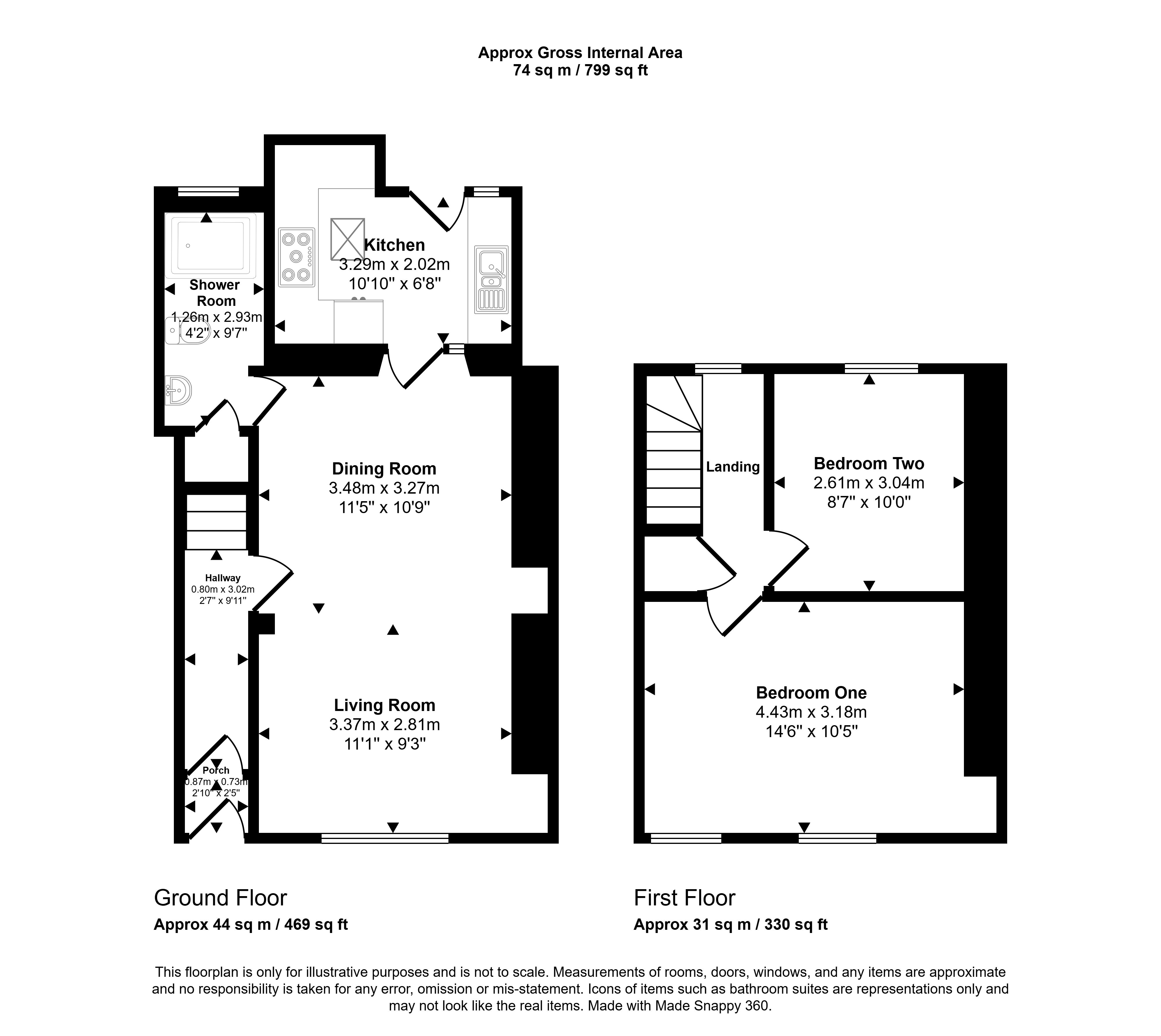 Llanbradach Street, Graigwen Pontypridd floorplan