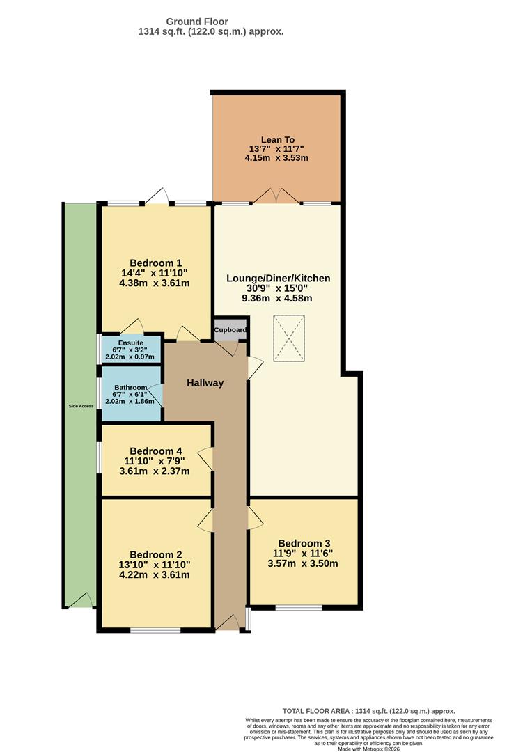 Lower Road, Belvedere floorplan