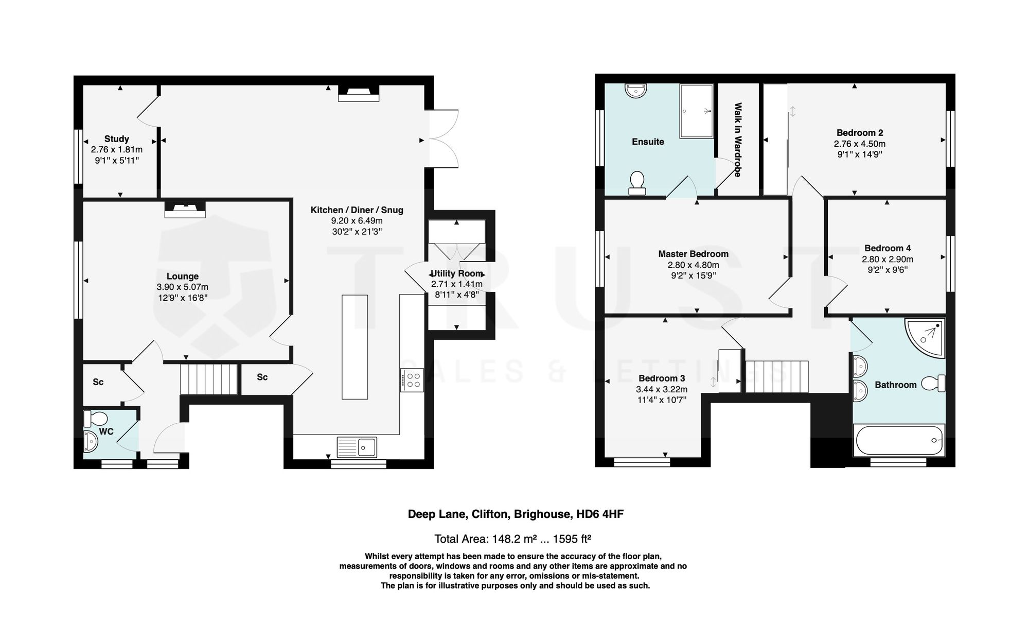 10 Deep Lane, Brighouse floorplan