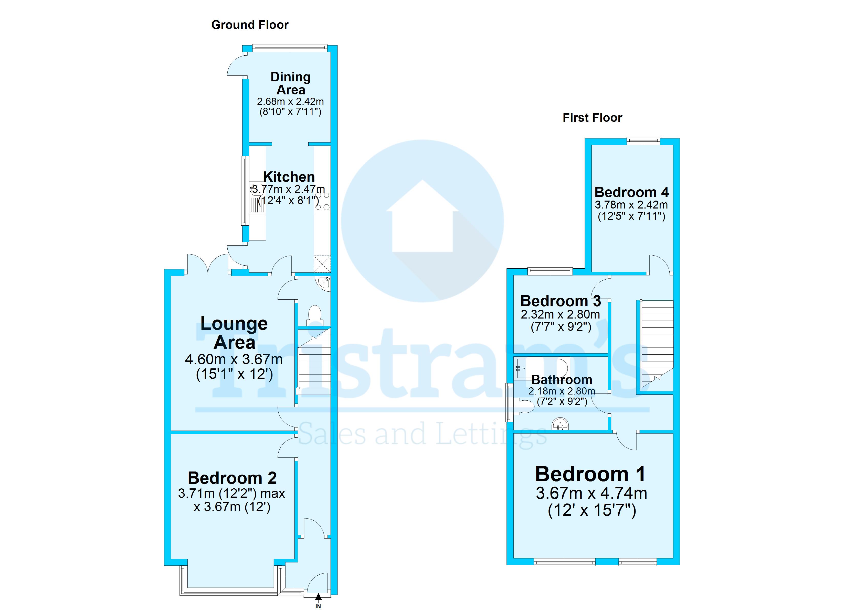 43, Fletcher Road, Nottingham floorplan
