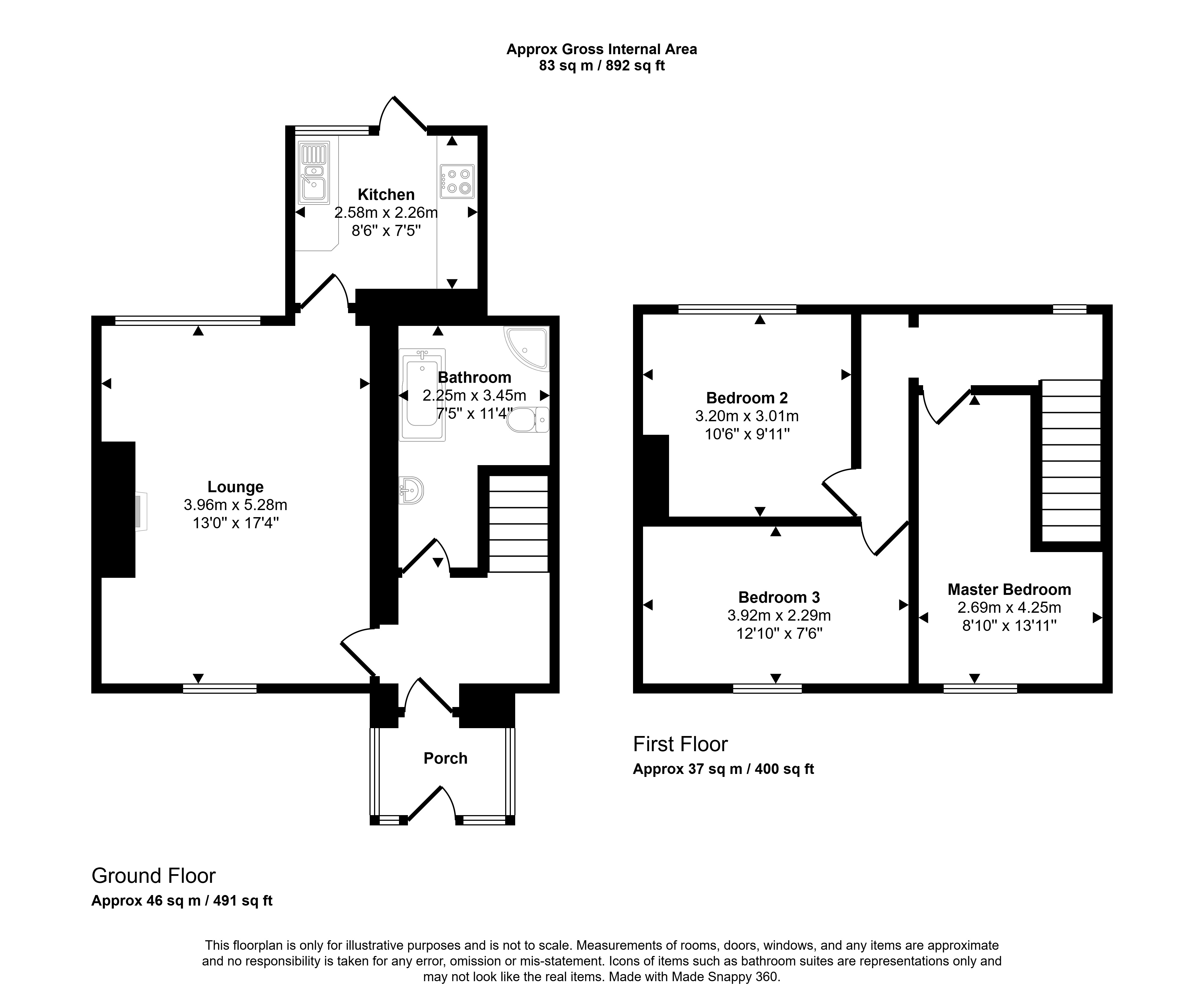 3, Yarrow Moor, Hexham floorplan