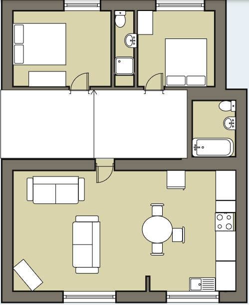 2 Bedrooms Flat to rent in Redgrave Drive, Oxley Park, Milton Keynes MK4