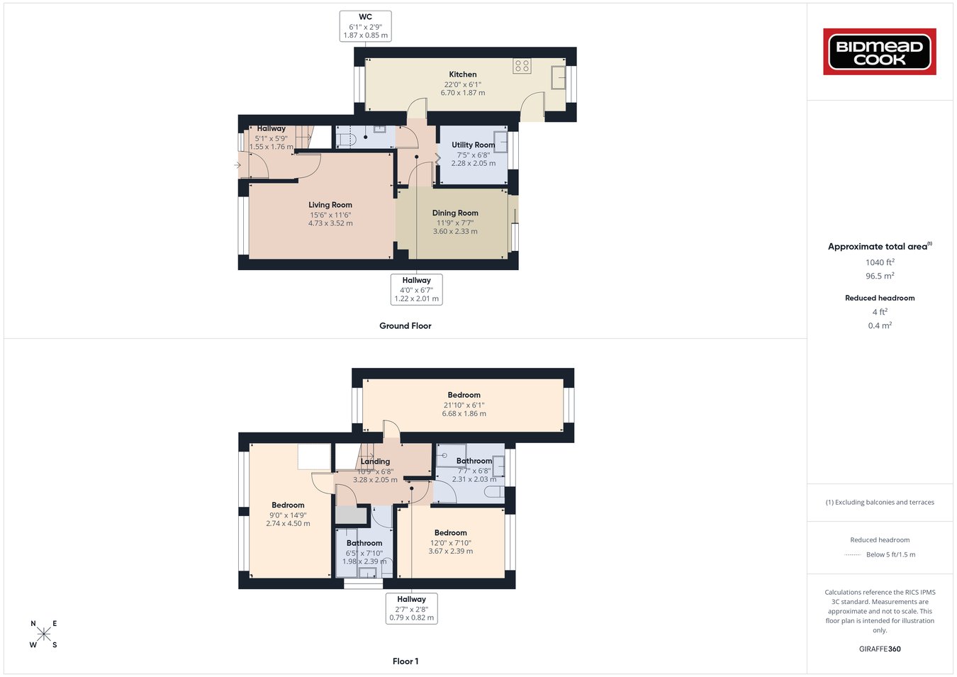 1b, Oakhill Road, Mitcheldean floorplan