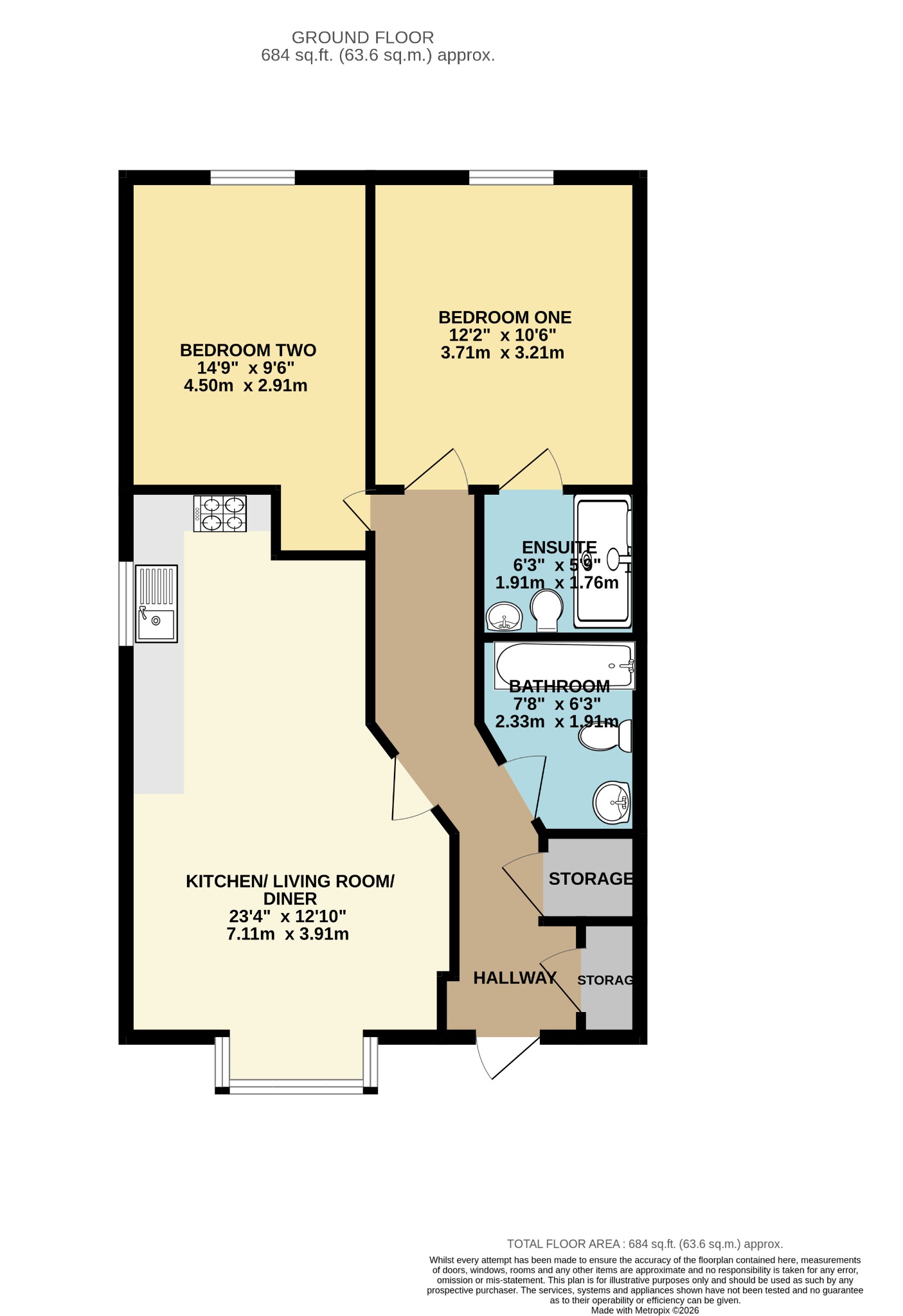 56 Forest Road, Woodley, Berkshire floorplan