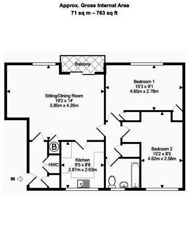 2 Bedrooms Flat for sale in Stevenage Rise, Hemel Hempstead HP2