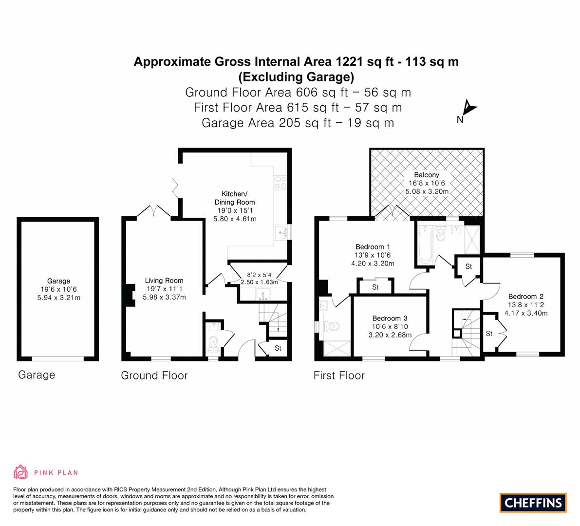 81, Victoria Way, Melbourn floorplan