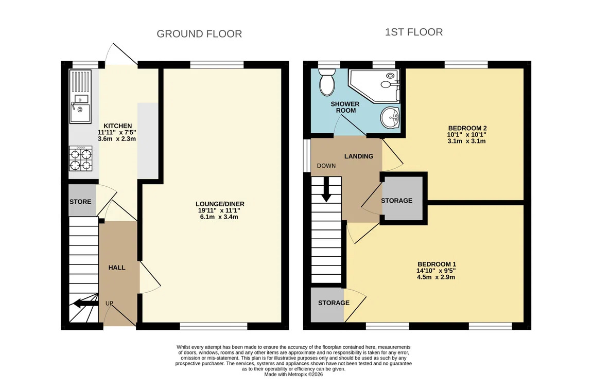 Queensway, Torquay floorplan