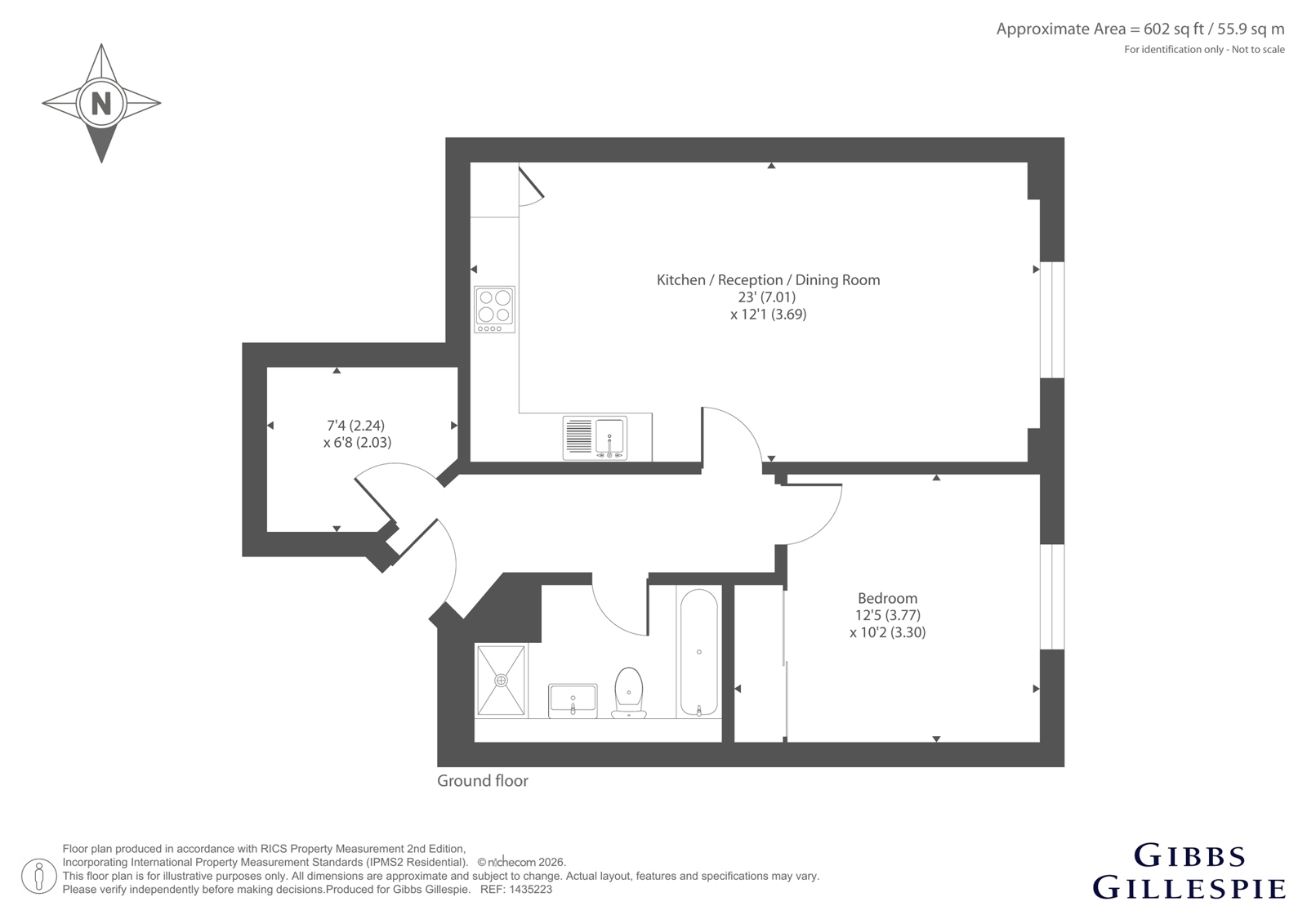 14, The Longroom Apartments, Harefield floorplan