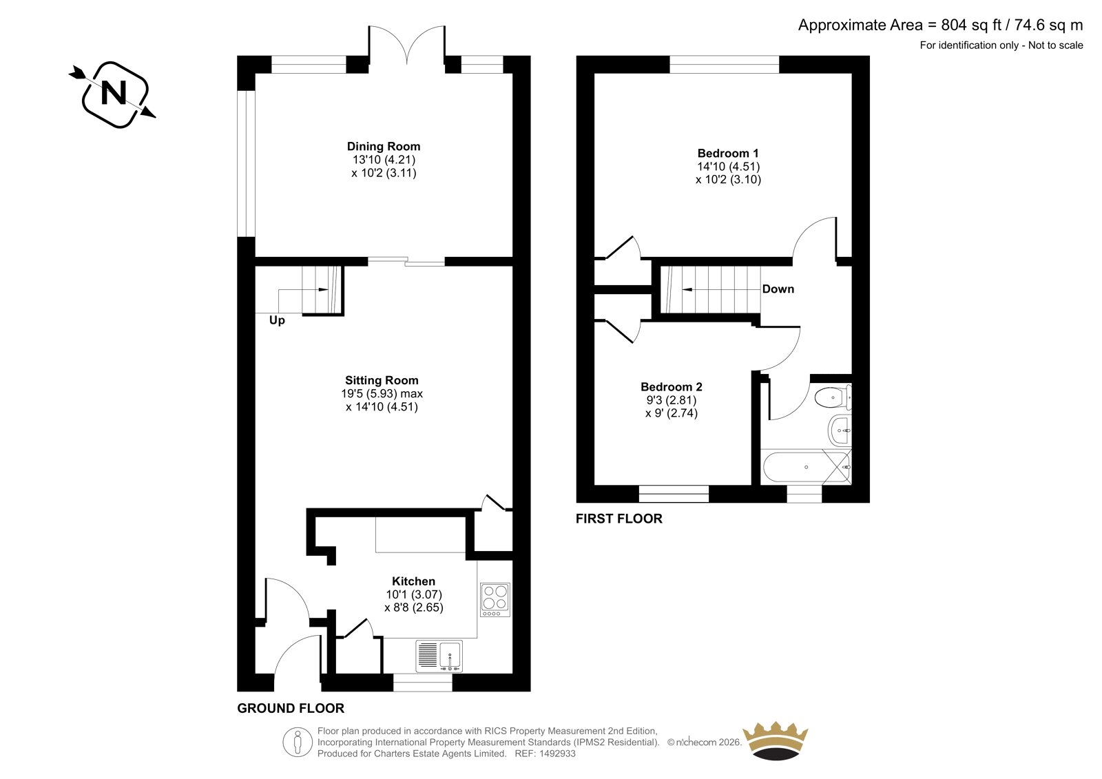 3, Redwood Close, West Sussex floorplan