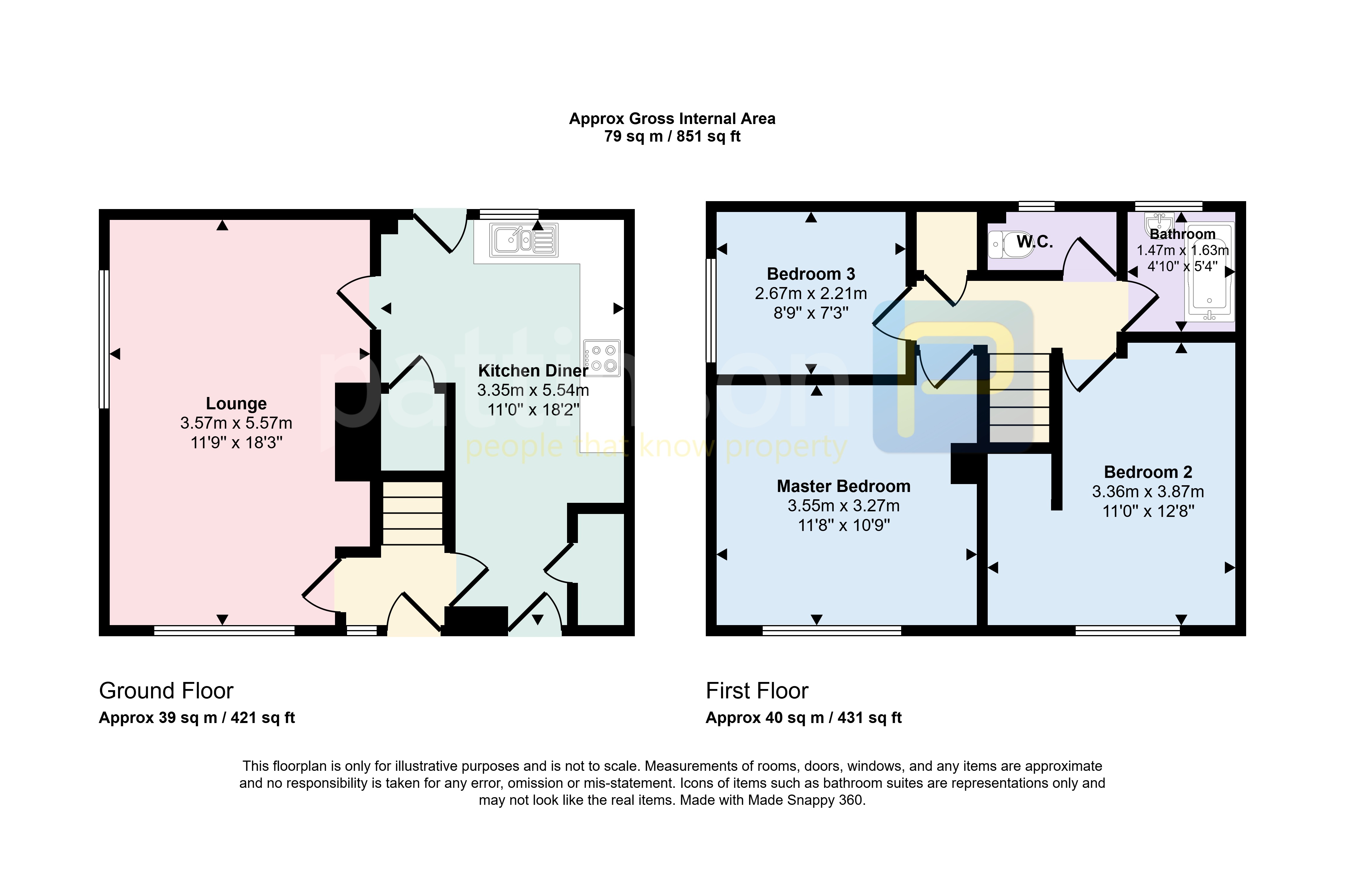 6, Sydney Gardens, South Shields floorplan