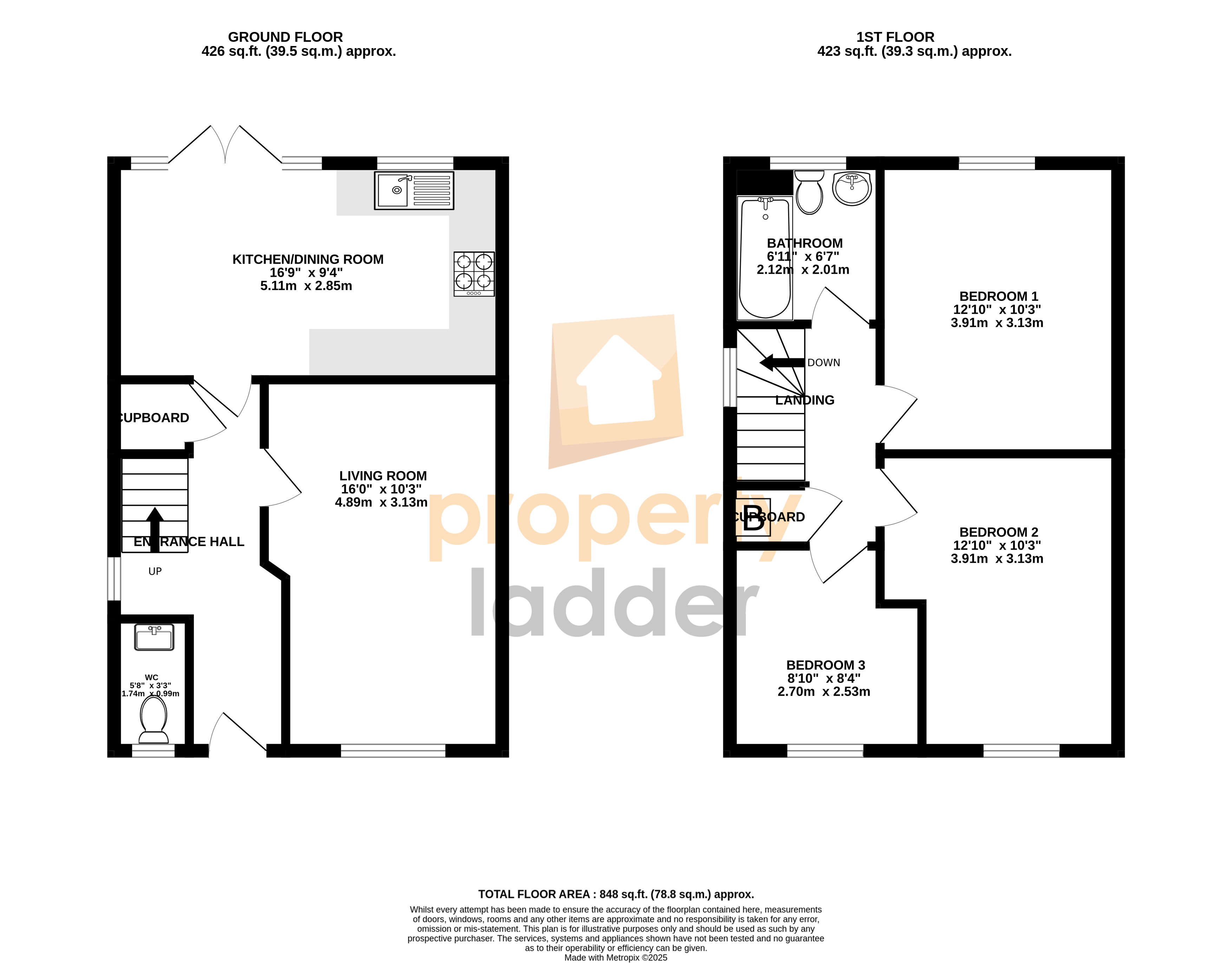 6, Warden Way, Norwich floorplan