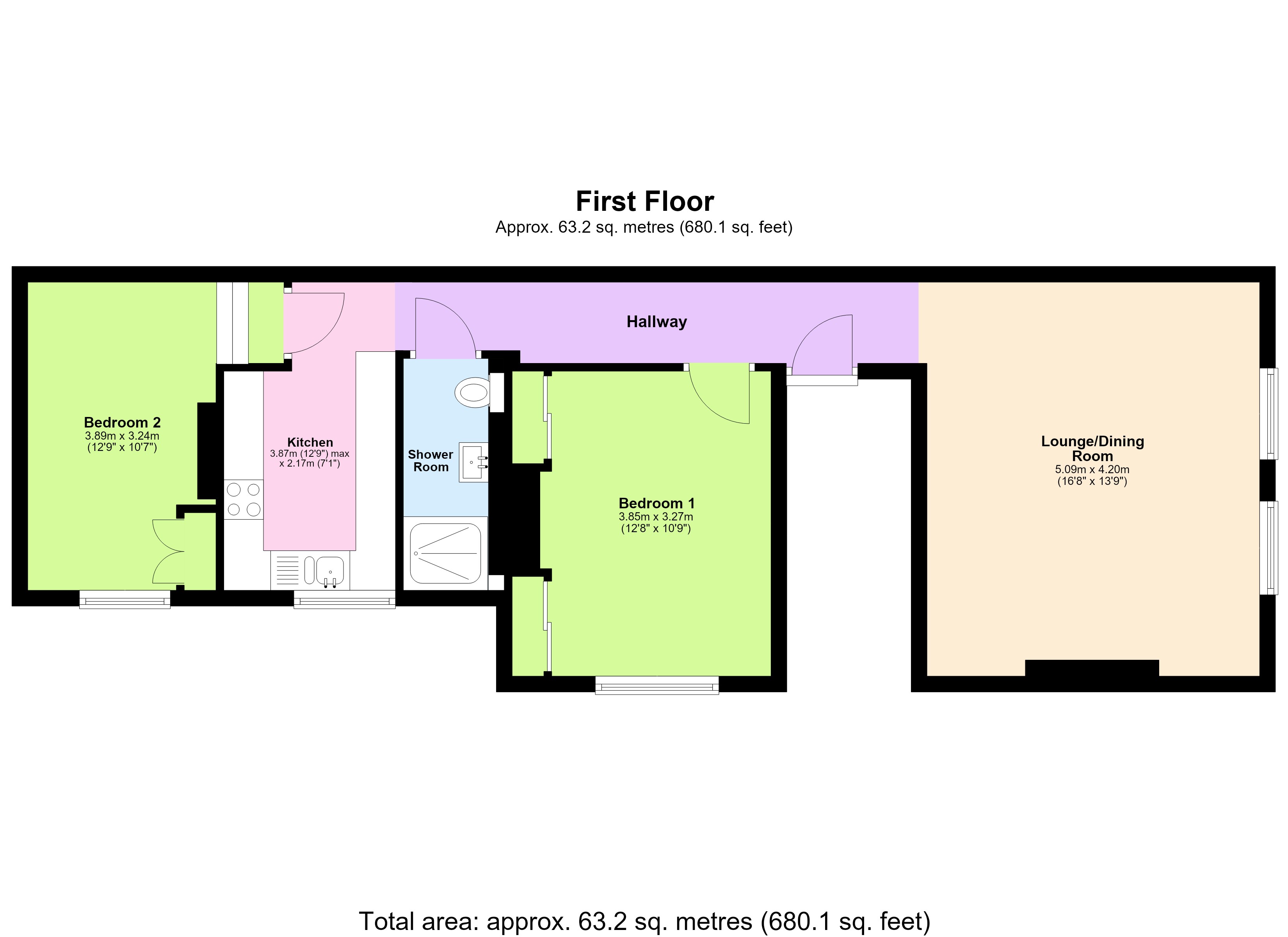 Two Dells Lane, Chesham floorplan
