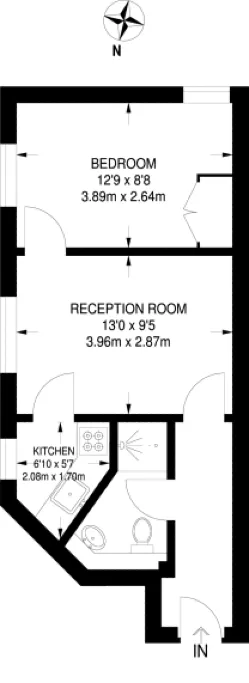 Marble Arch Apartments, Harrowby Street, London floorplan