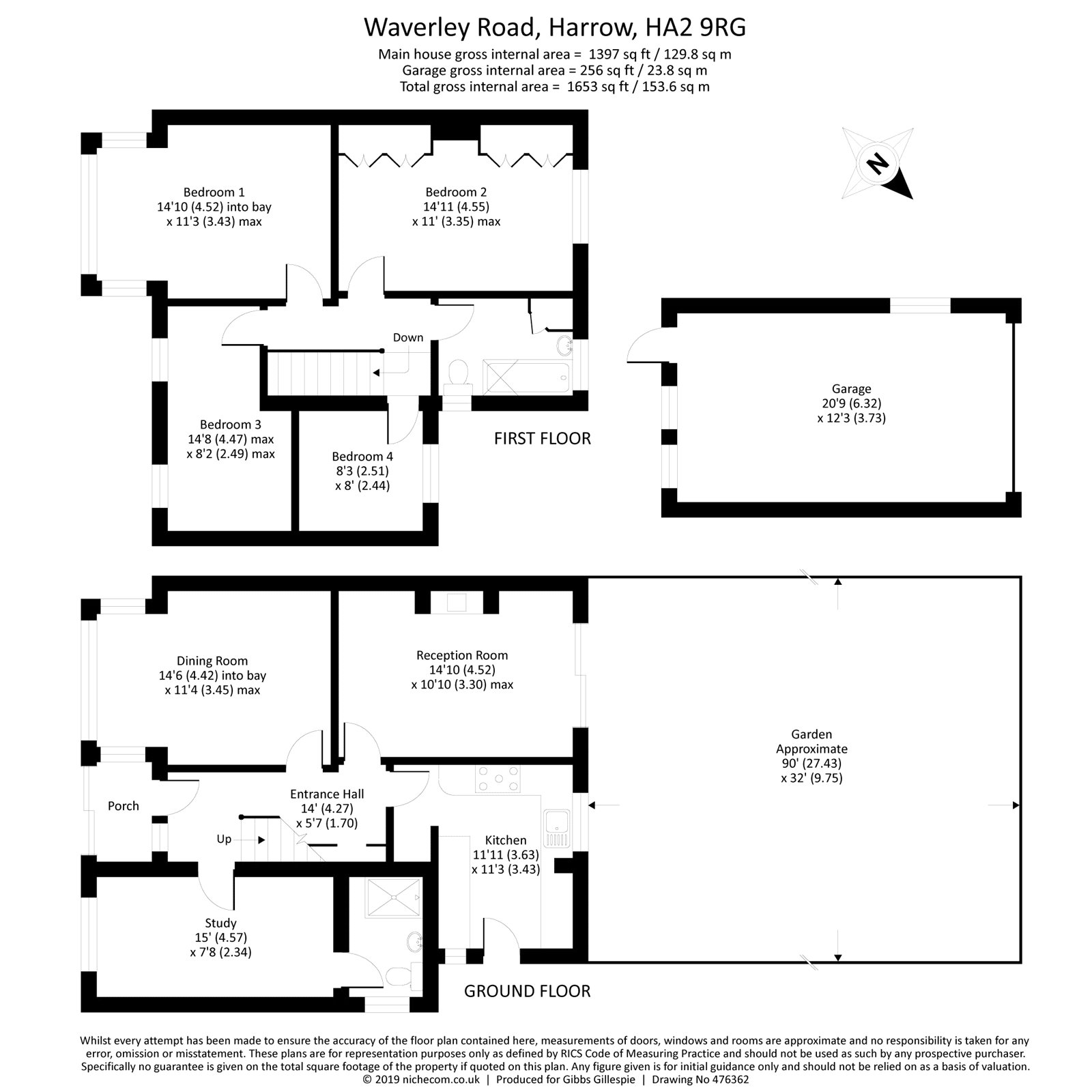 4 Bedrooms End terrace house for sale in Waverley Road, Harrow, Middlesex HA2