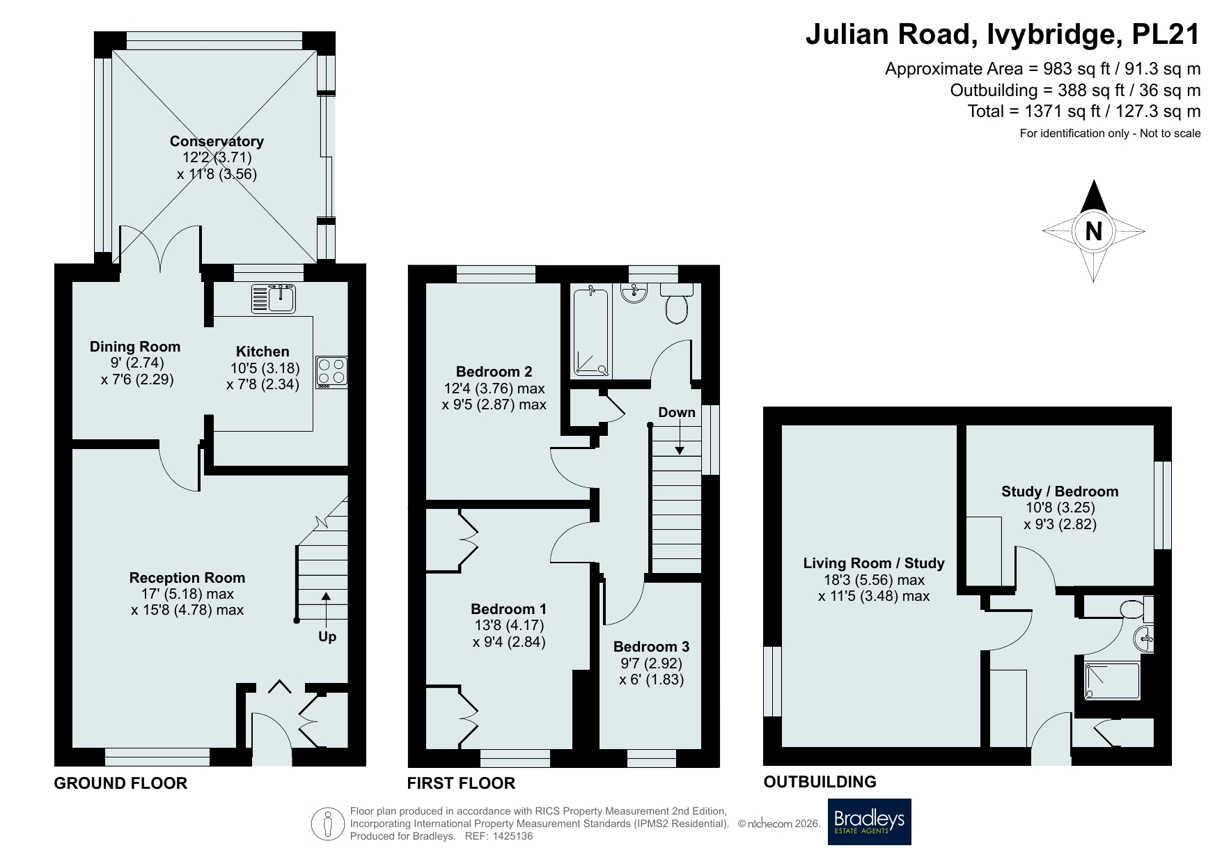20, Julian Road, Devon floorplan