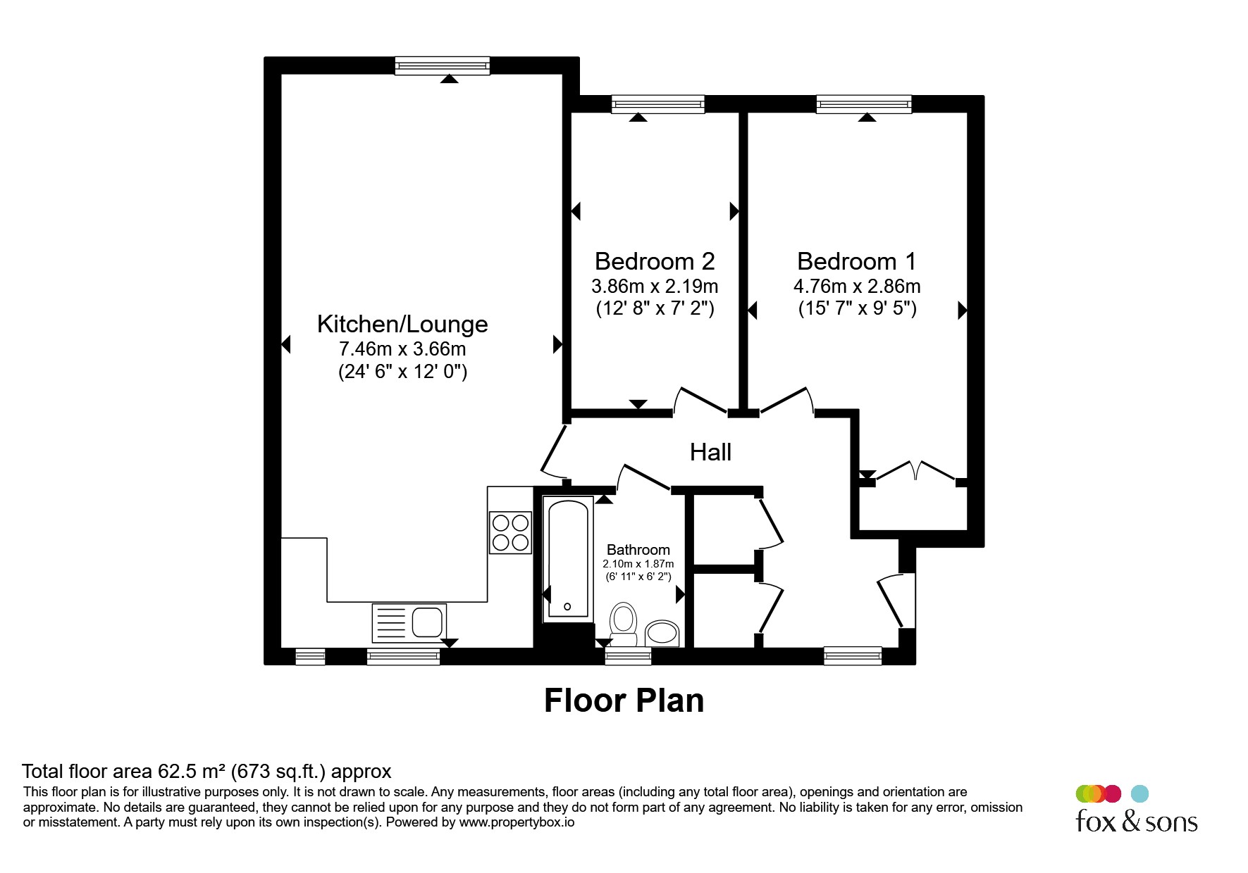 Flat 11, 46, Capricorn Way, Plymouth floorplan