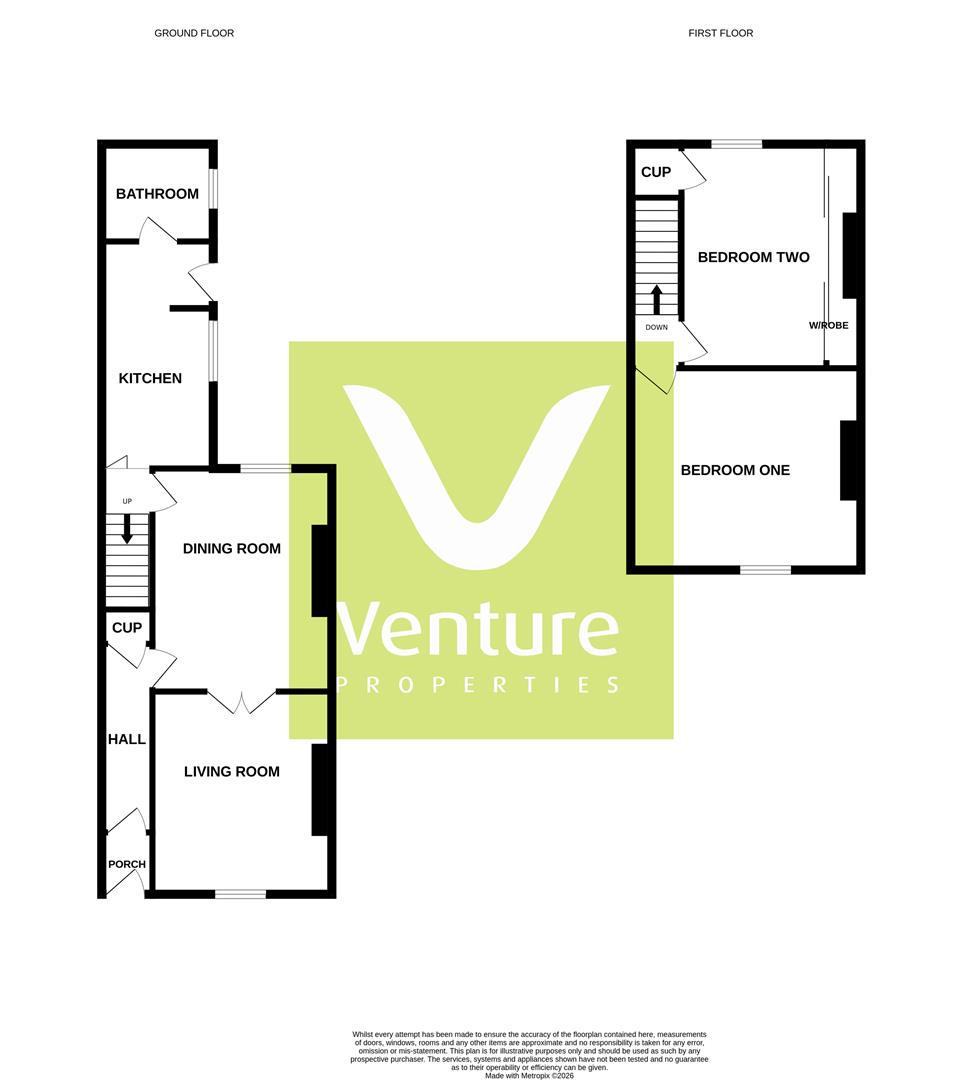 11, Gladstone Terrace, Durham floorplan