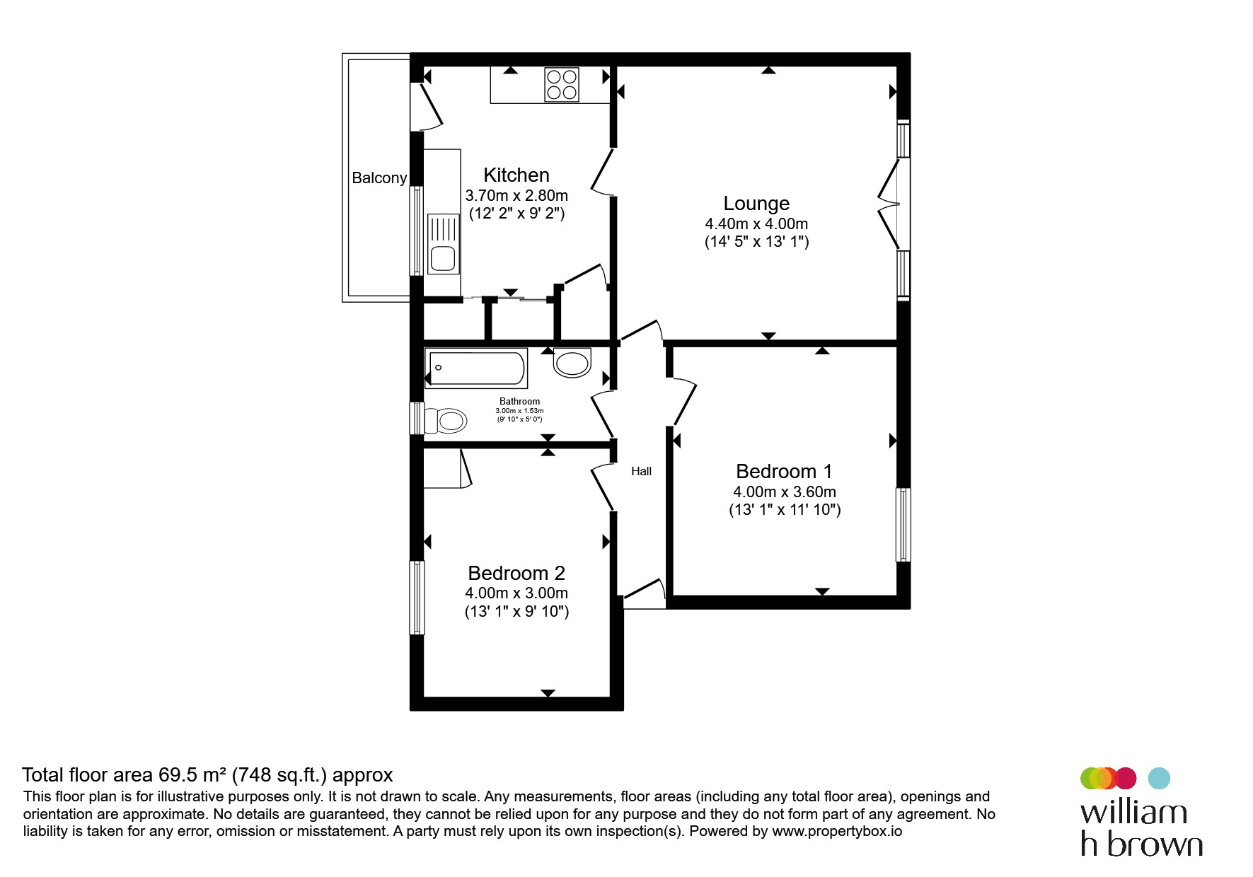 263, Town Lane, Rotherham floorplan