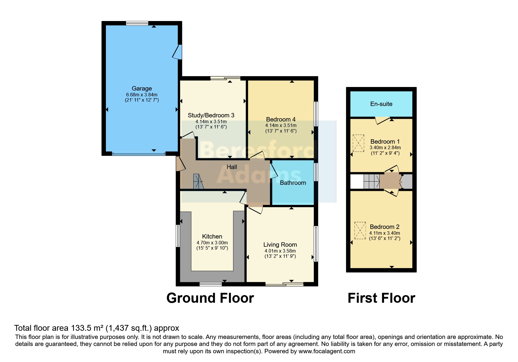 1, Maes Terfyn, Pwllheli floorplan