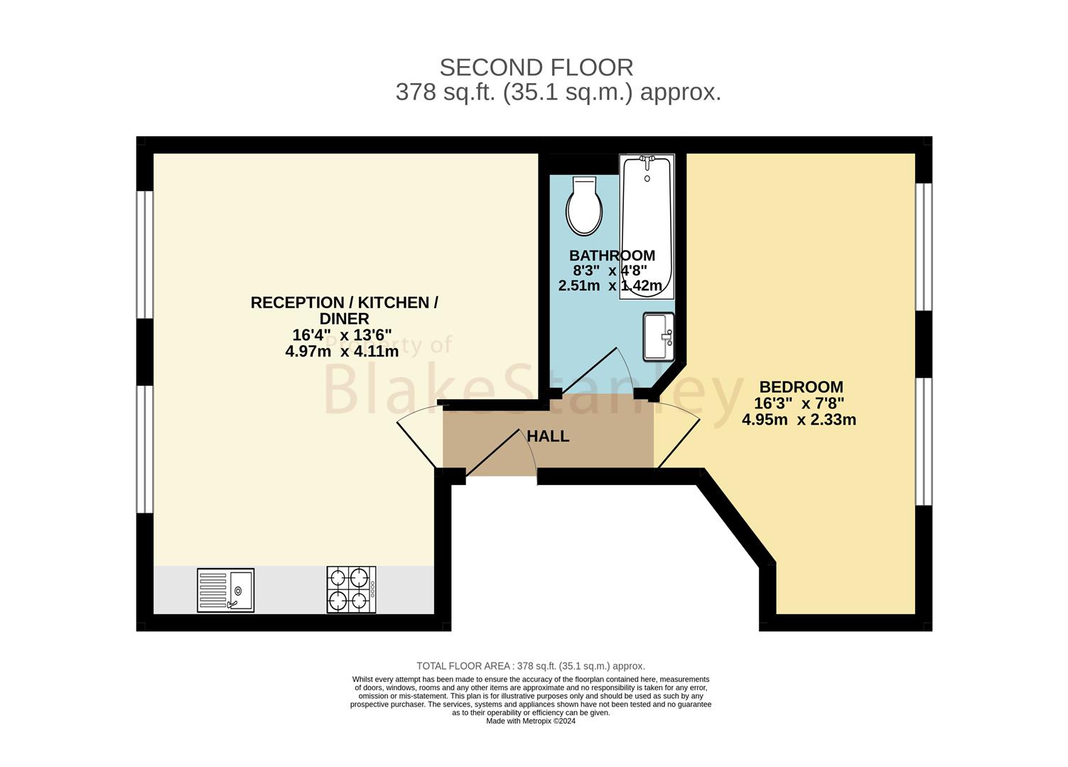 Broadway Market, London floorplan