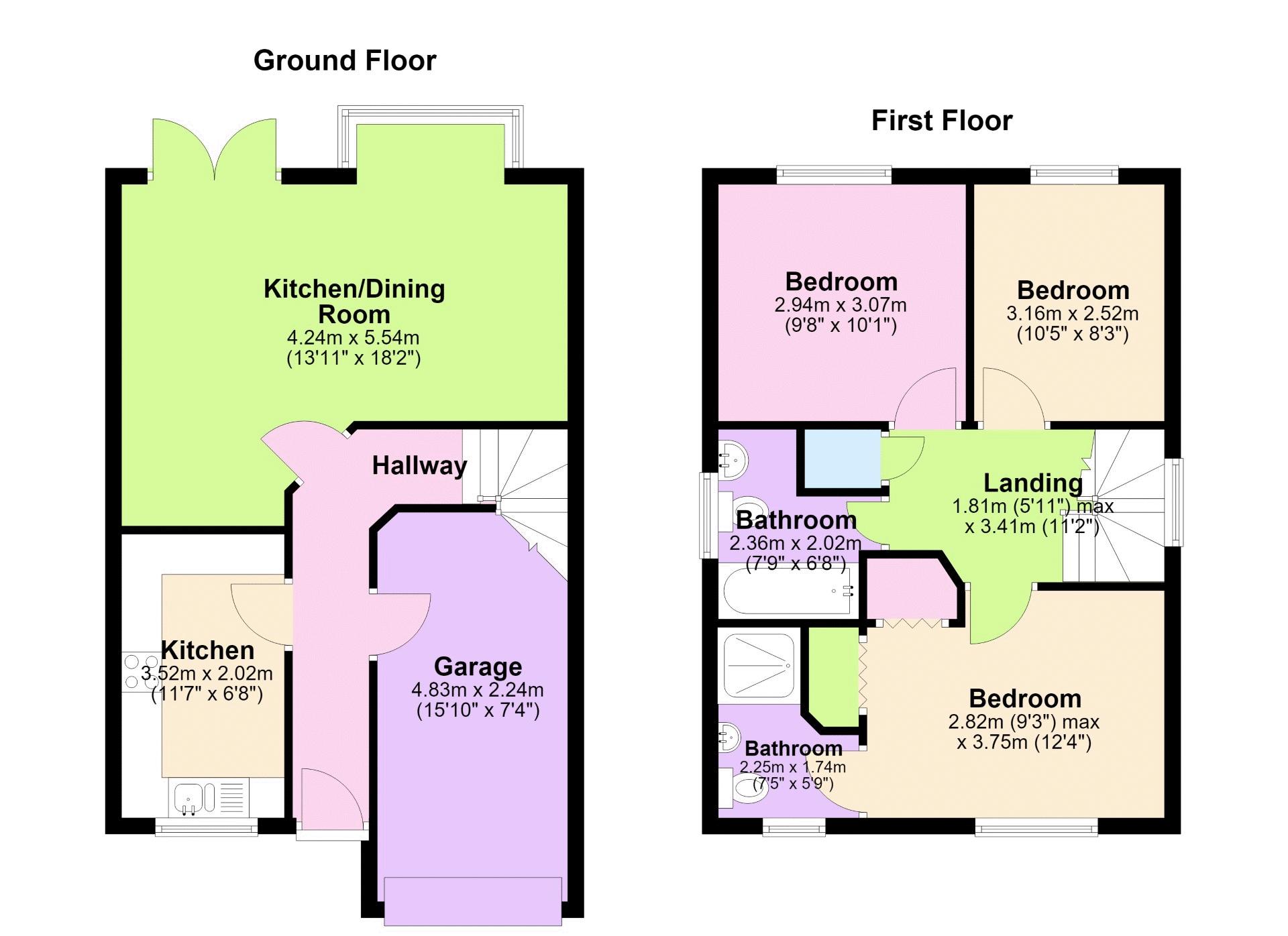 5, Pembroke Court, Caldicot floorplan