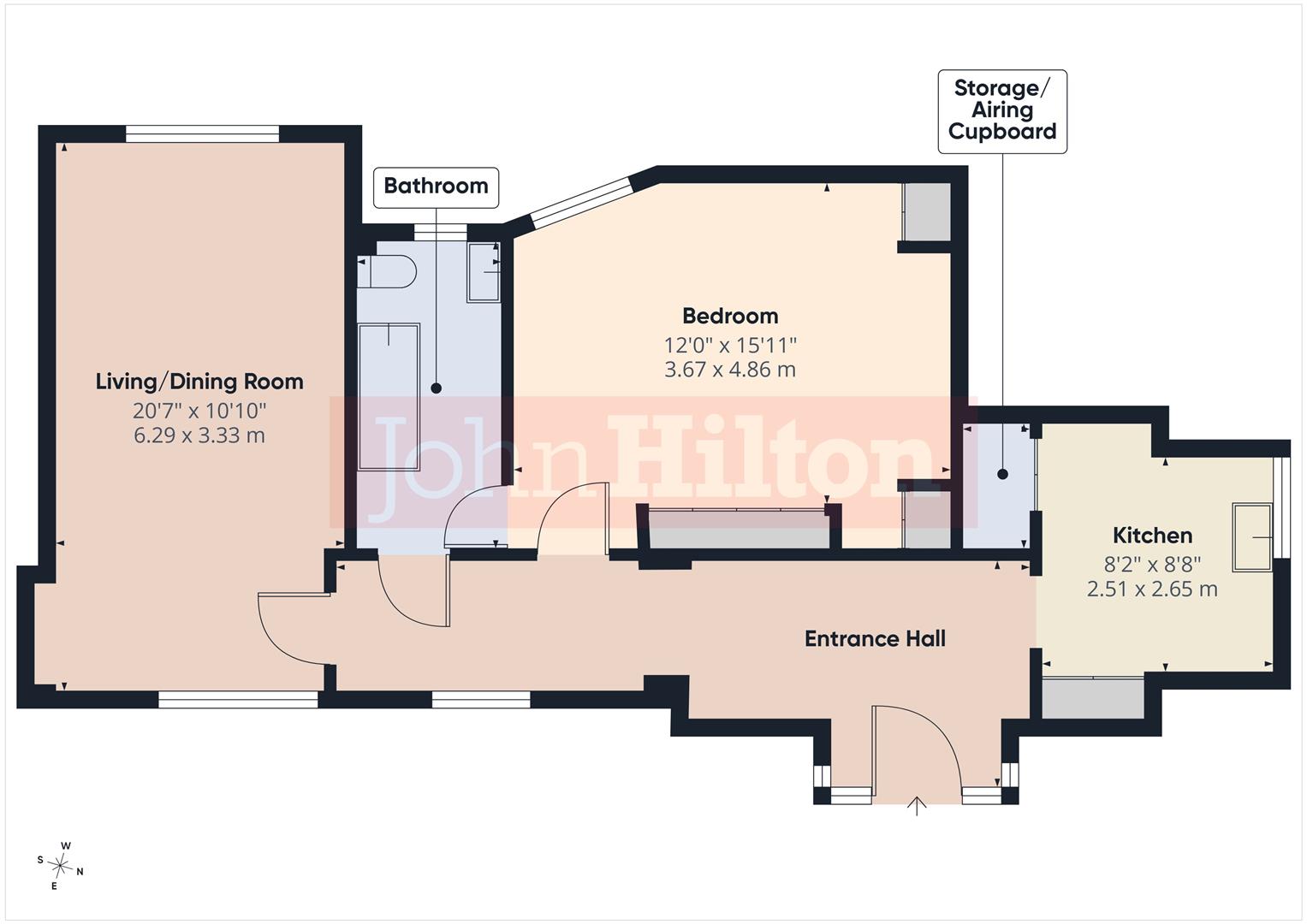 21 Tudor Close, Dean Court Road, Rottingdean floorplan