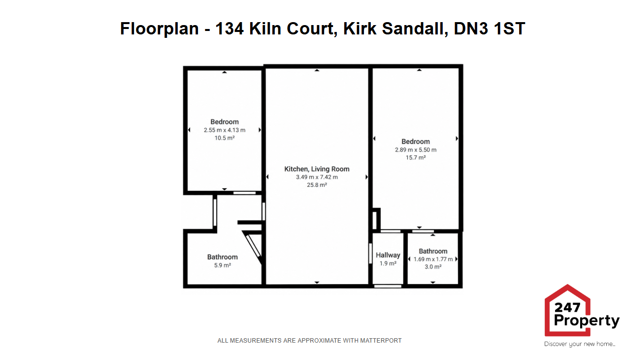 134 Kiln Court, Doncaster floorplan