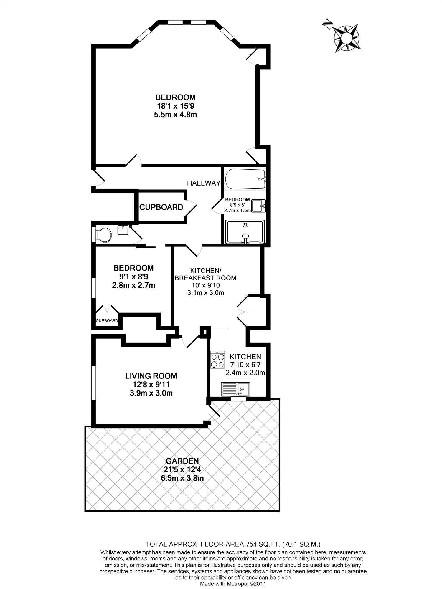 2 Bedrooms Flat for sale in Gondar Gardens, West Hampstead NW6