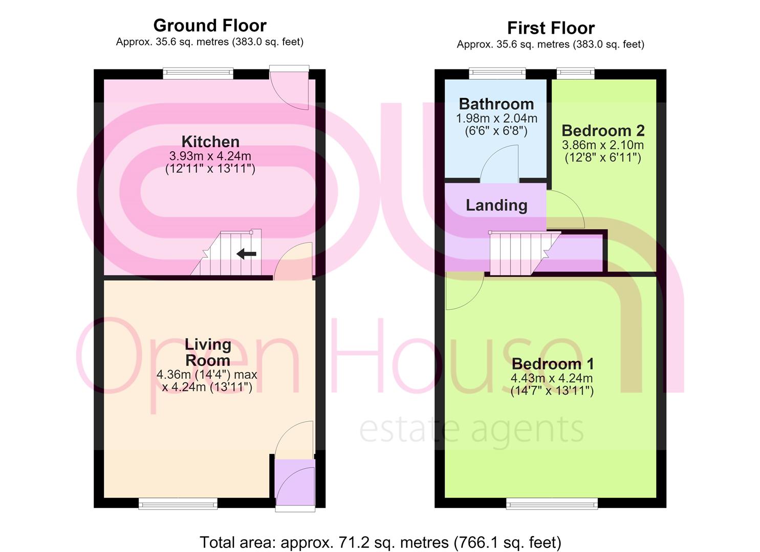 77, Buckley Lane, Bolton floorplan