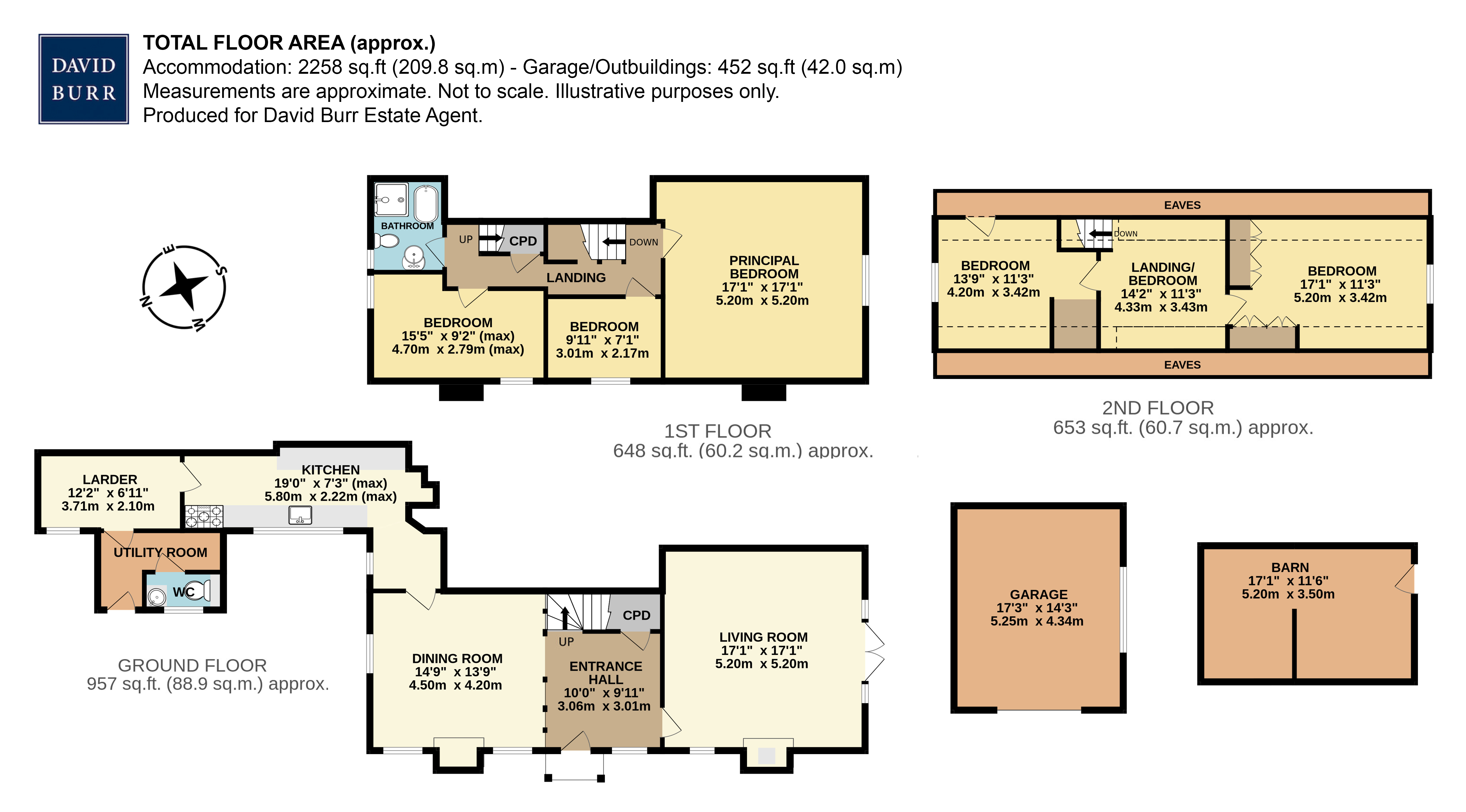 Amberley, Church Lane, Stowmarket floorplan