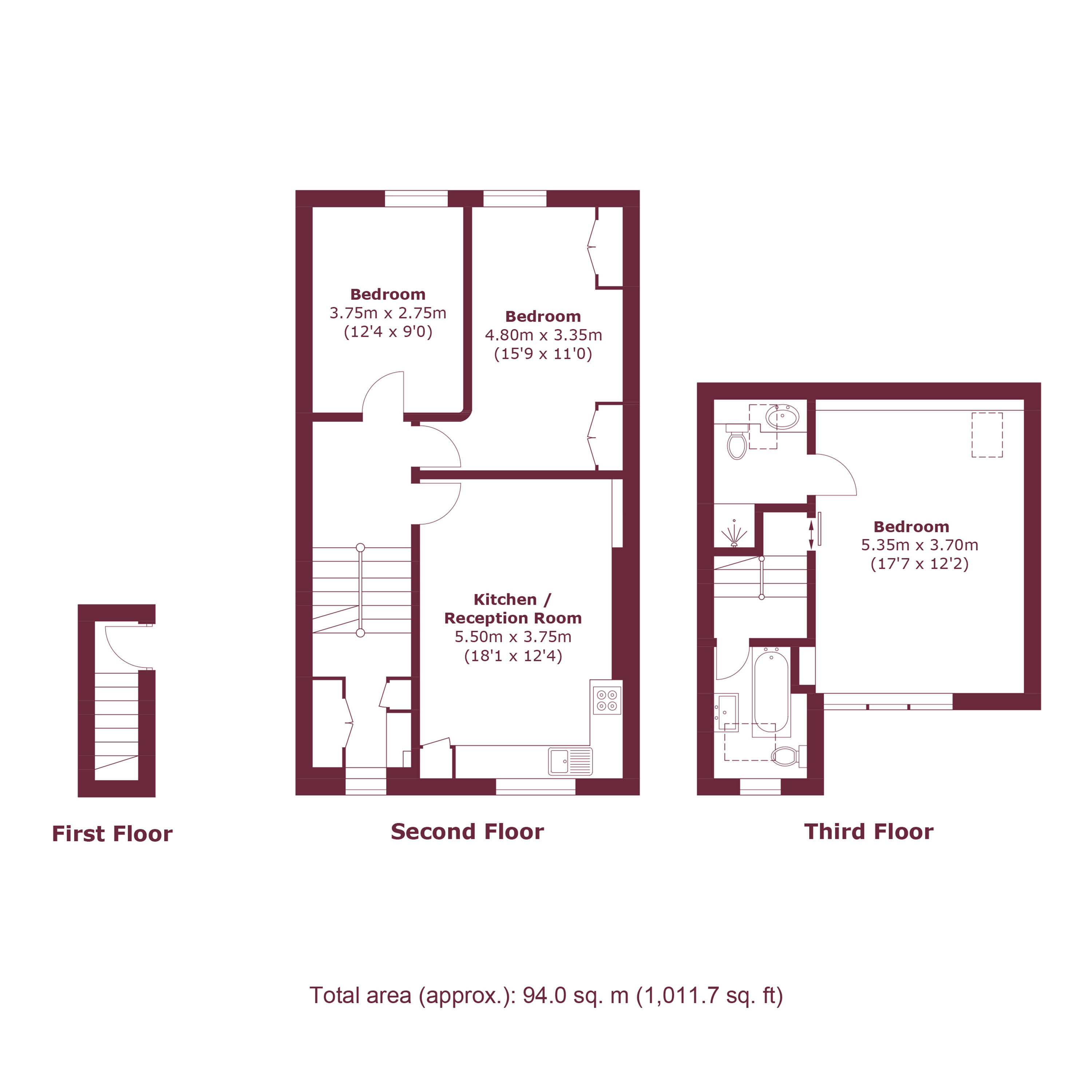 6c, St. Mark's Rise, London floorplan