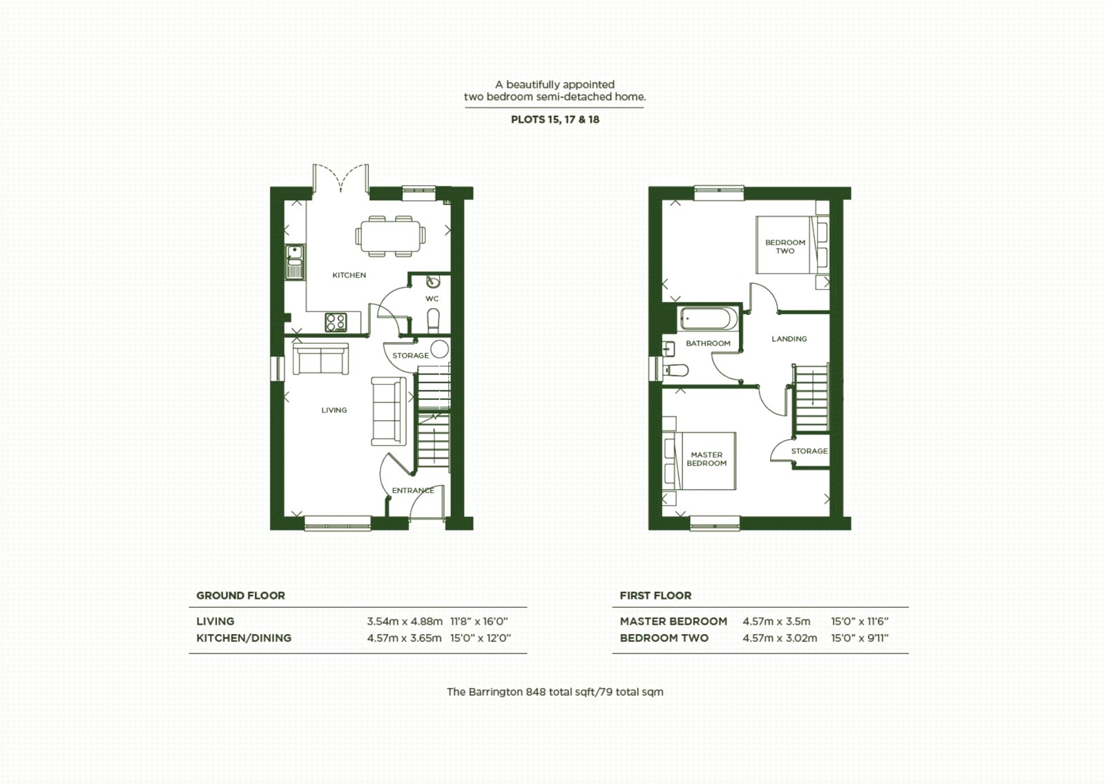 Plot 18, The Barrington,, Plot 18, Neroche Meadows, Ilminster floorplan
