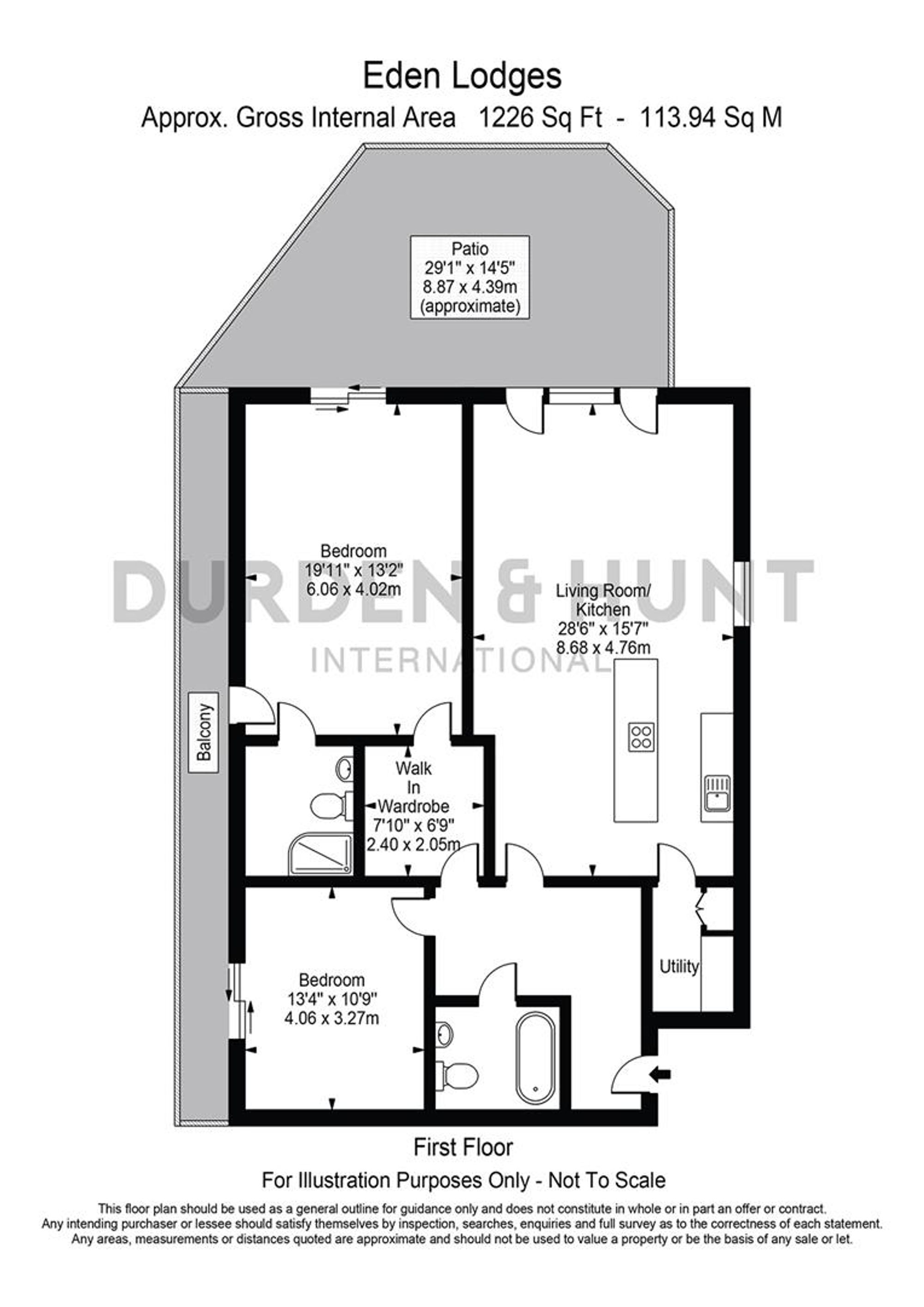 13 Eden Lodges Eden Avenue, Chigwell floorplan