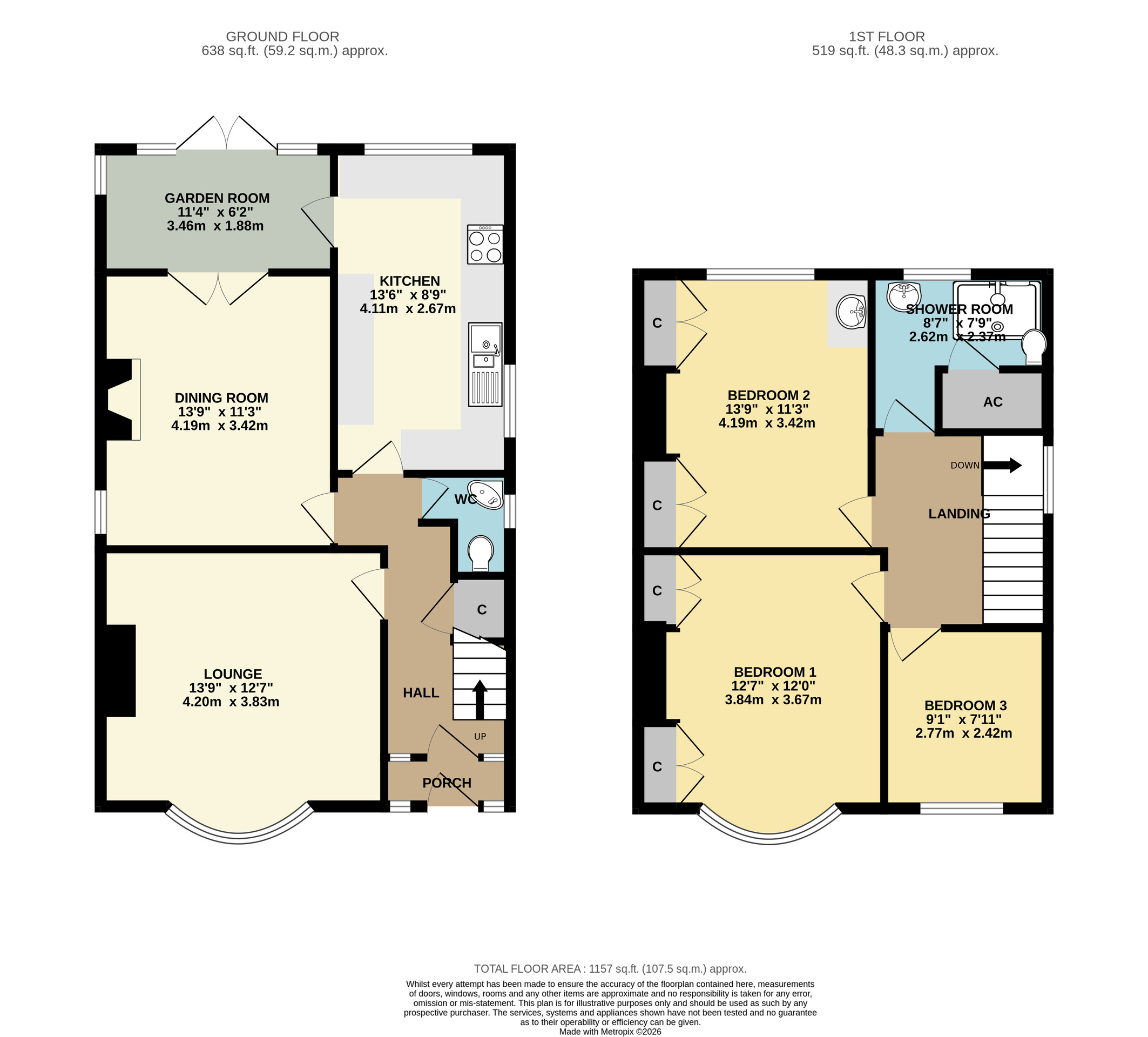29 Home Drive, Yeovil floorplan