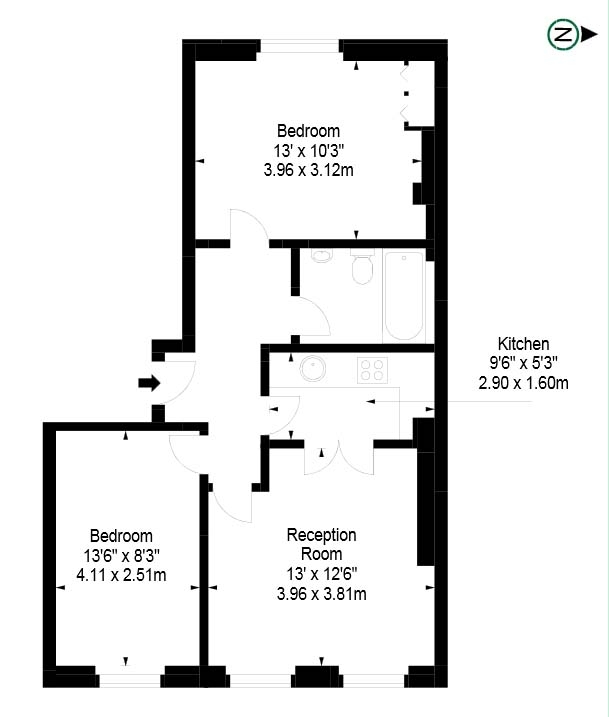 2 Bedrooms Flat to rent in Nottingham Place, Marylebone, London W1U