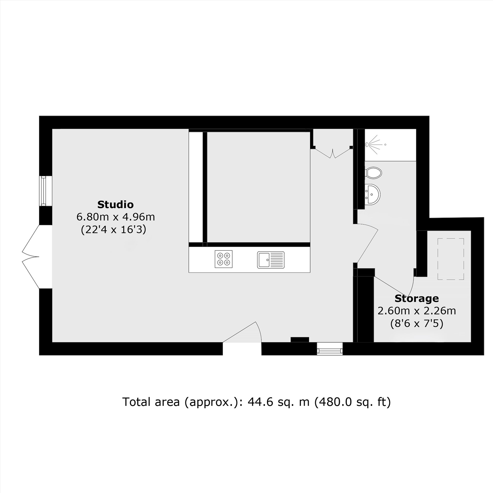 Flat 38, Templar Court, 43, St. Johns Wood Road, London floorplan